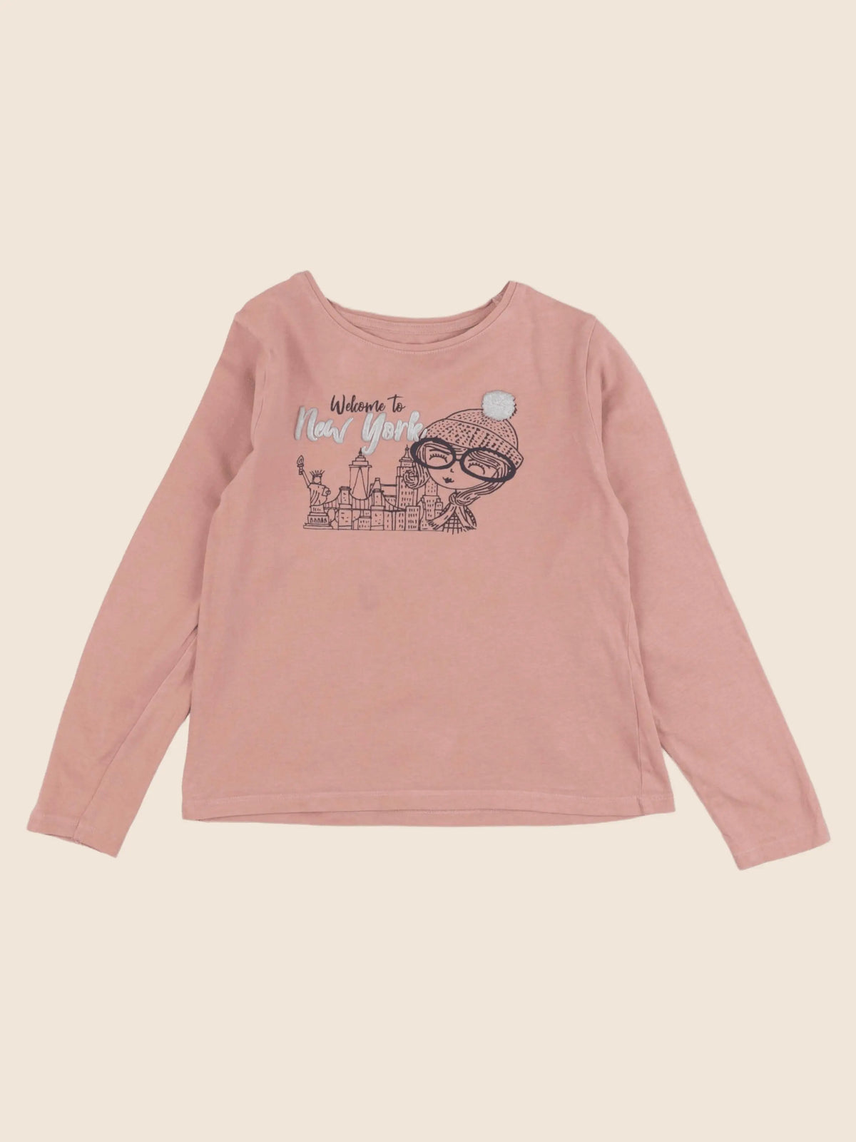 Vertbaudet - tee-shirt rose - 8 ans