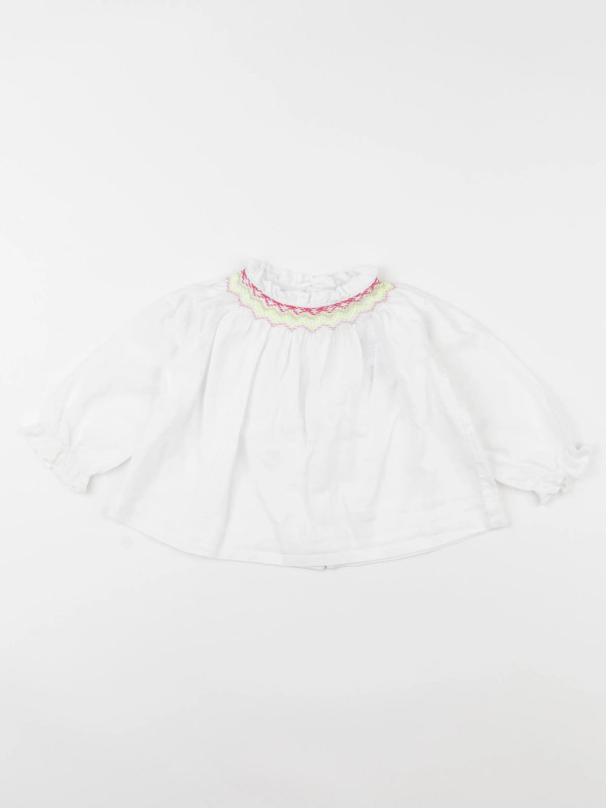 Jacadi - blouse blanc - 12 mois