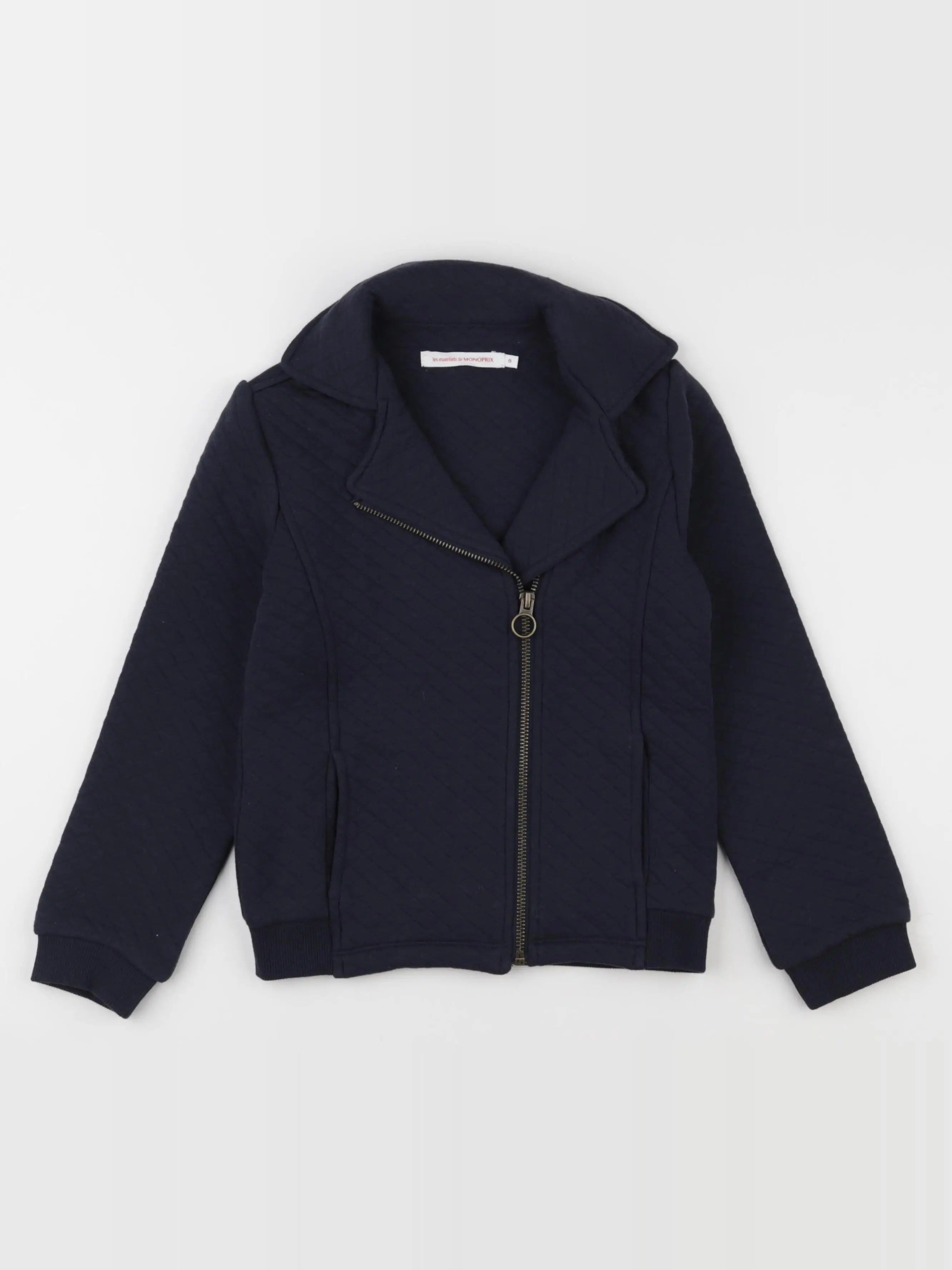Monoprix - veste bleu - 8 ans