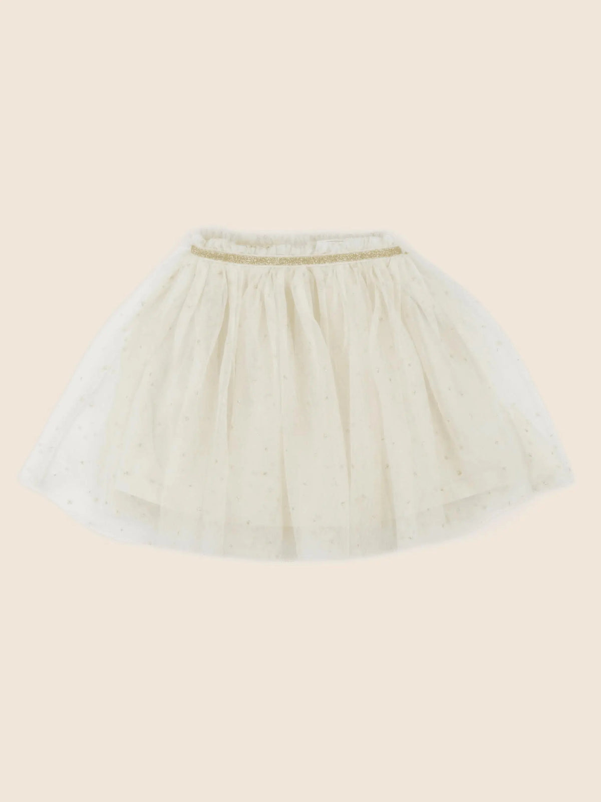 H&M - jupe or, beige - 12/18 mois