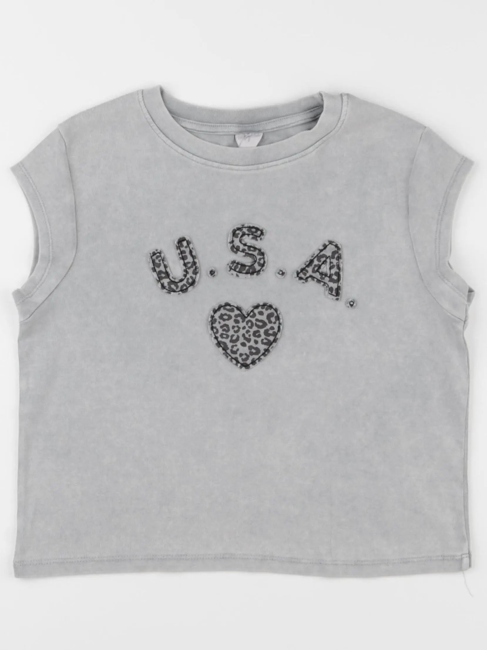 Zara - tee-shirt gris - 11/12 ans