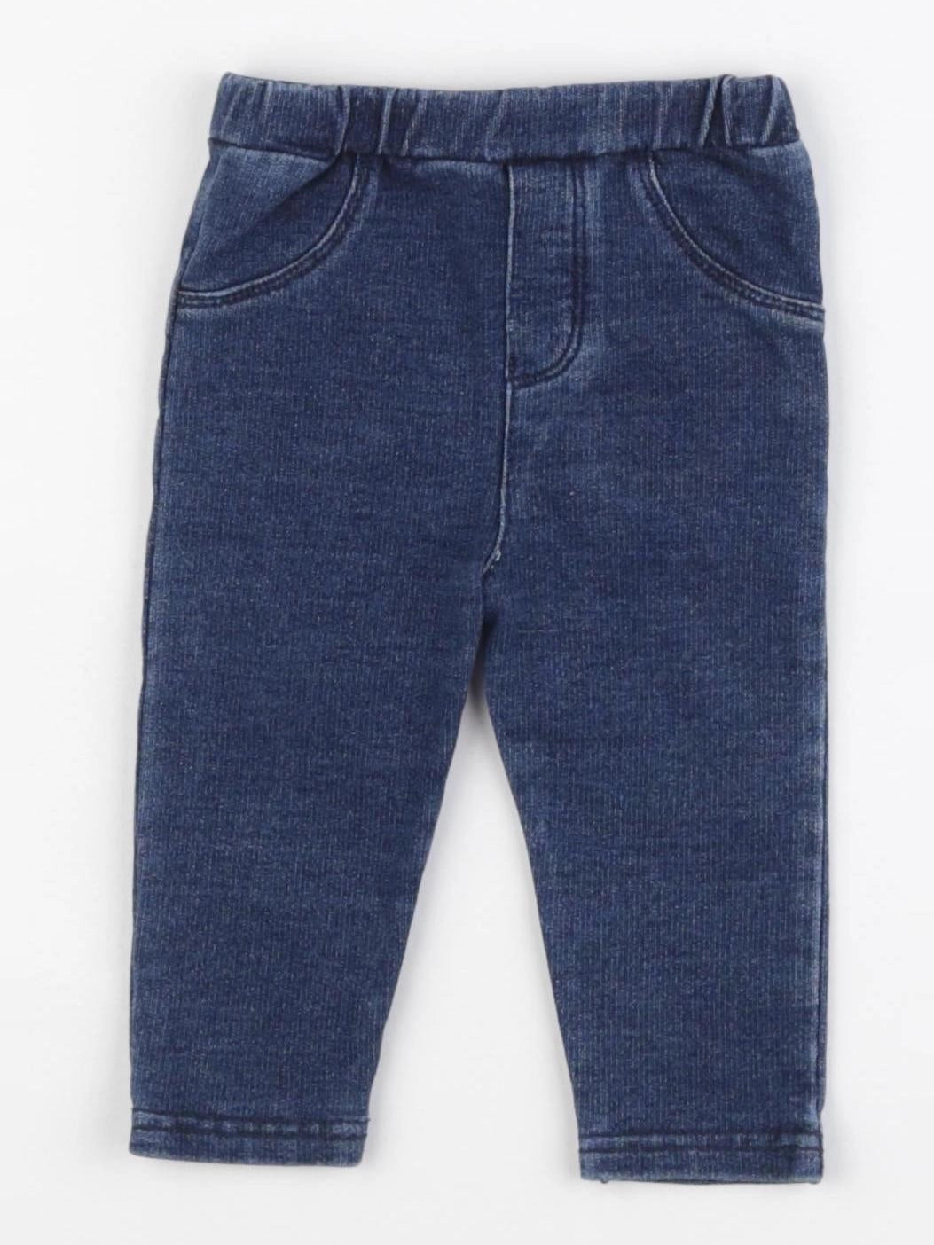Boutchou - jegging bleu - 3 mois