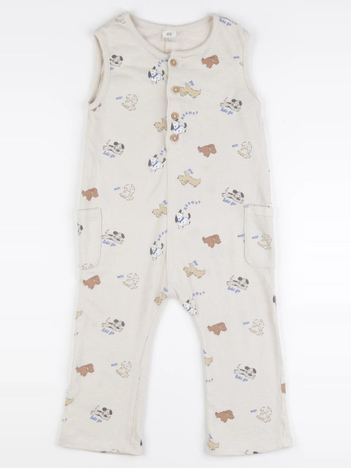 H&M - combinaison beige - 2 ans