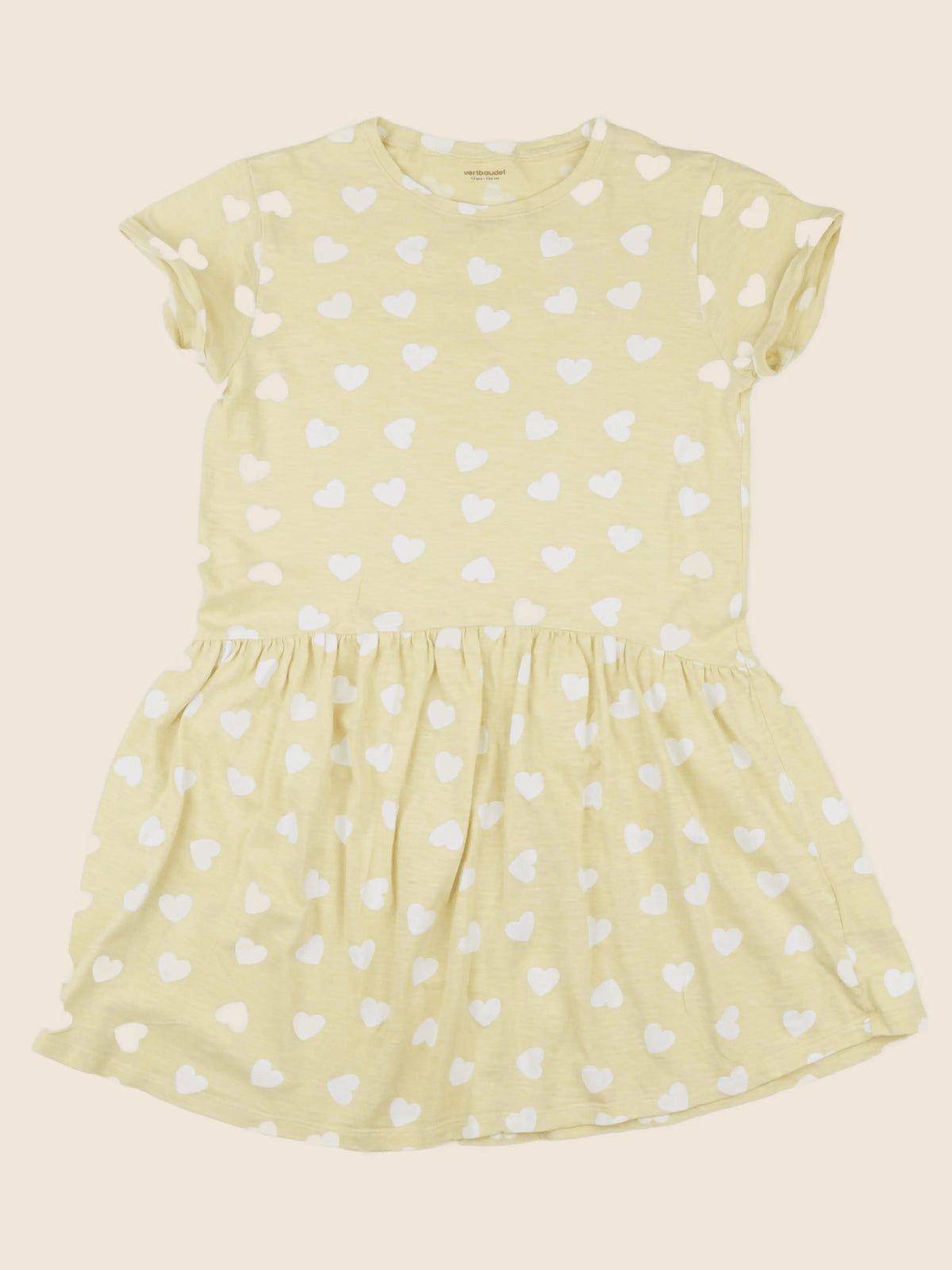 Vertbaudet - robe jaune - 12 ans