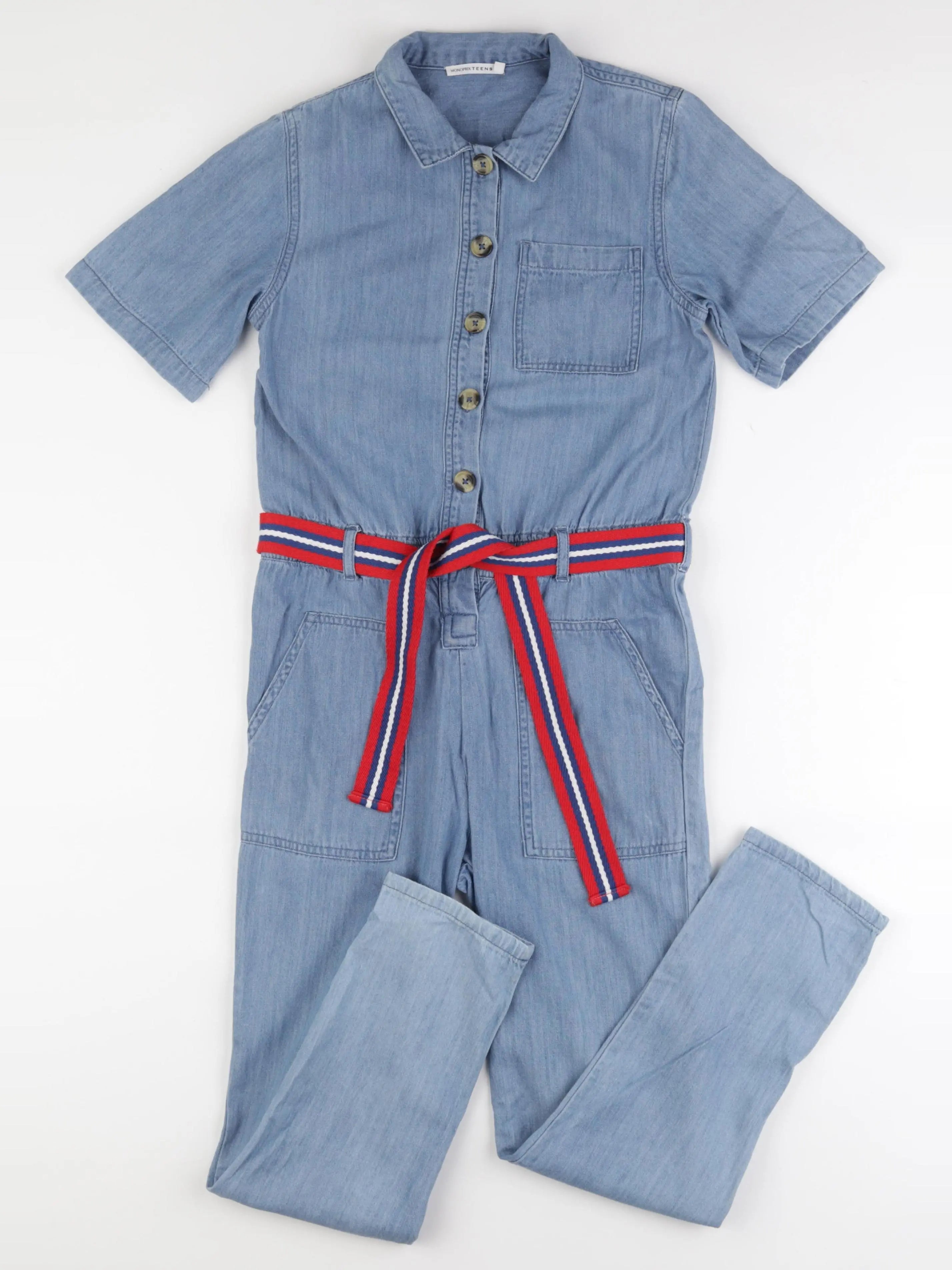 Monoprix - combinaison bleu - 12 ans