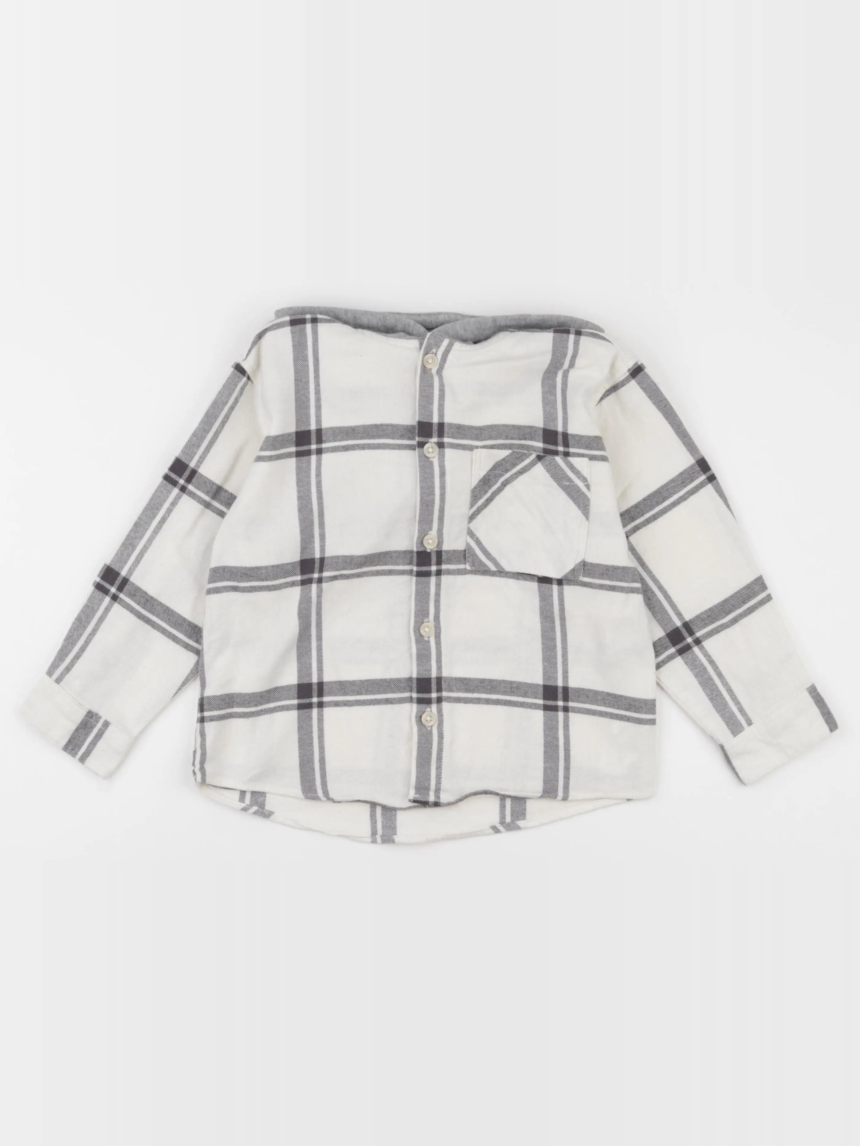 Zara - sur chemise beige - 5 ans