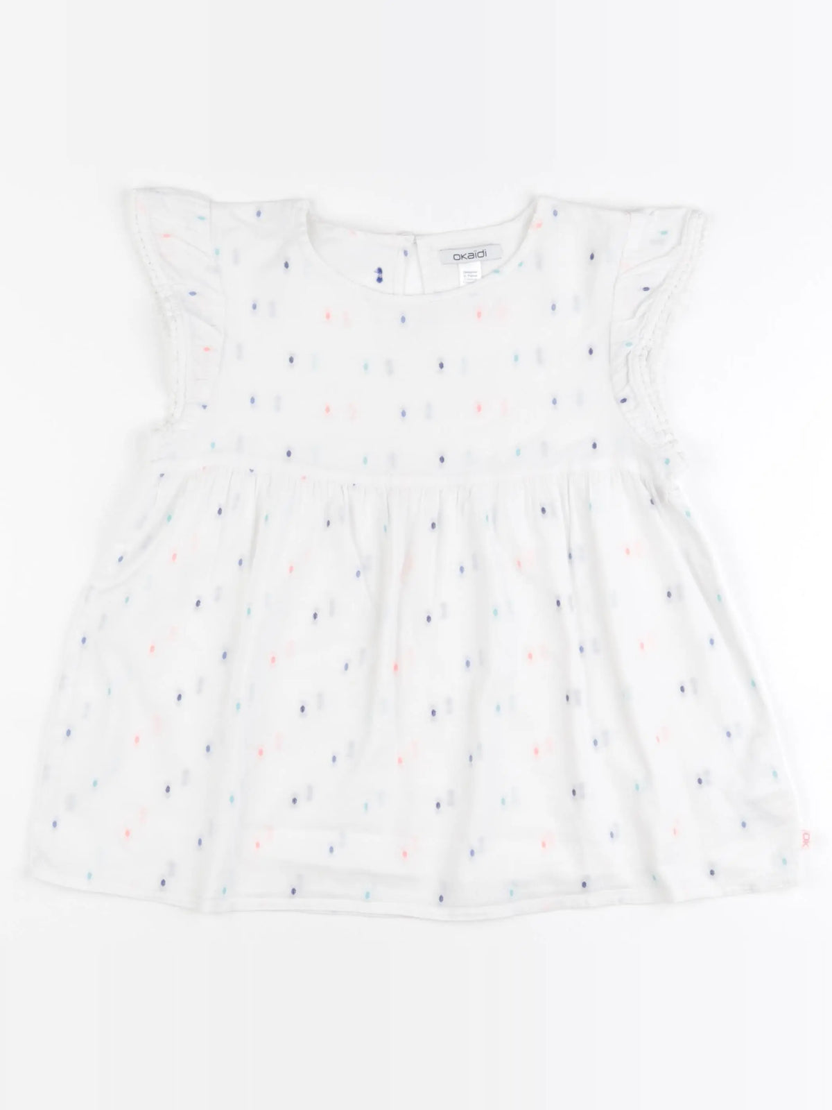 Okaidi - blouse blanc - 10 ans