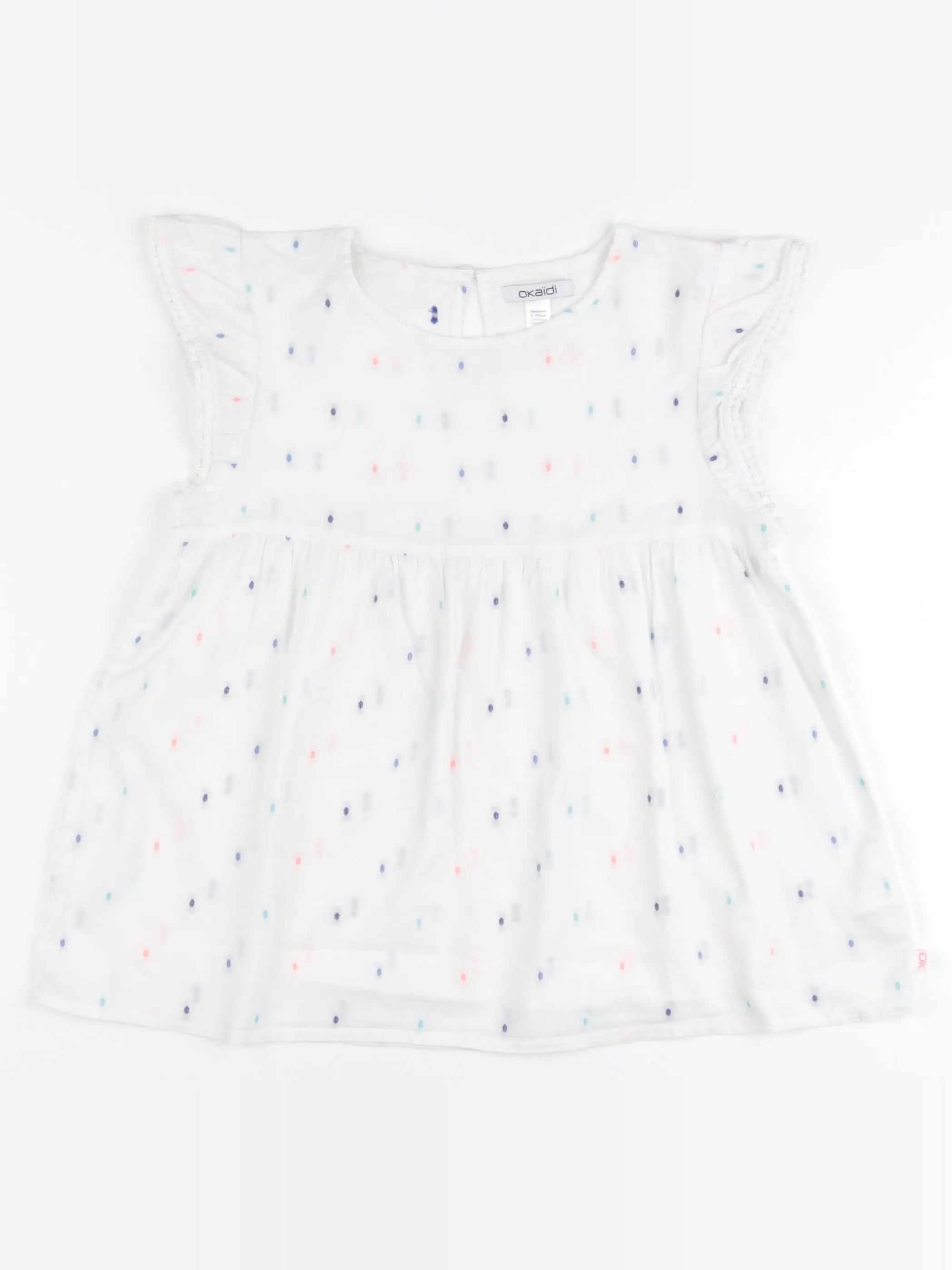 Okaidi - blouse blanc - 10 ans