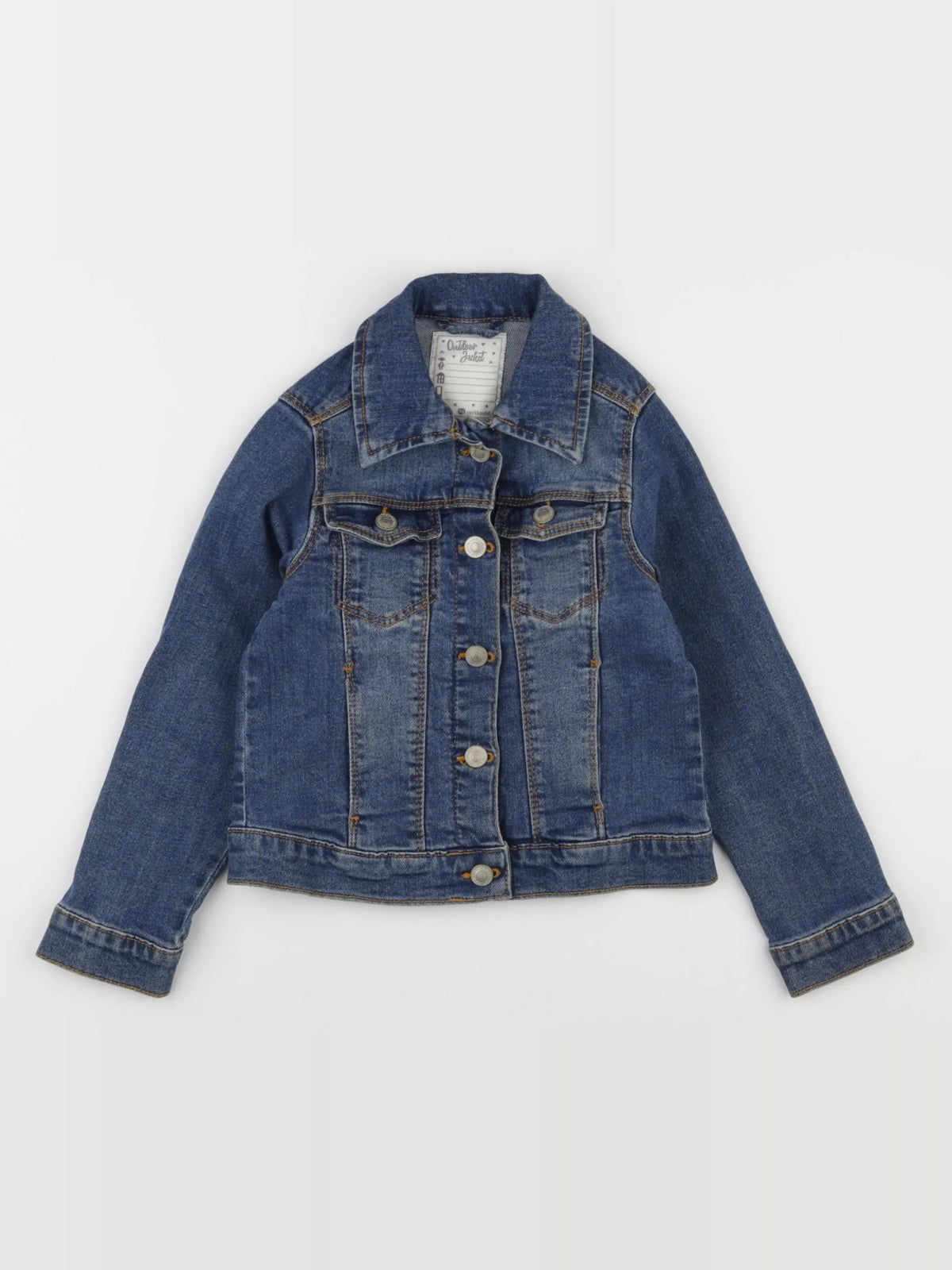 Vertbaudet - veste bleu - 6 ans