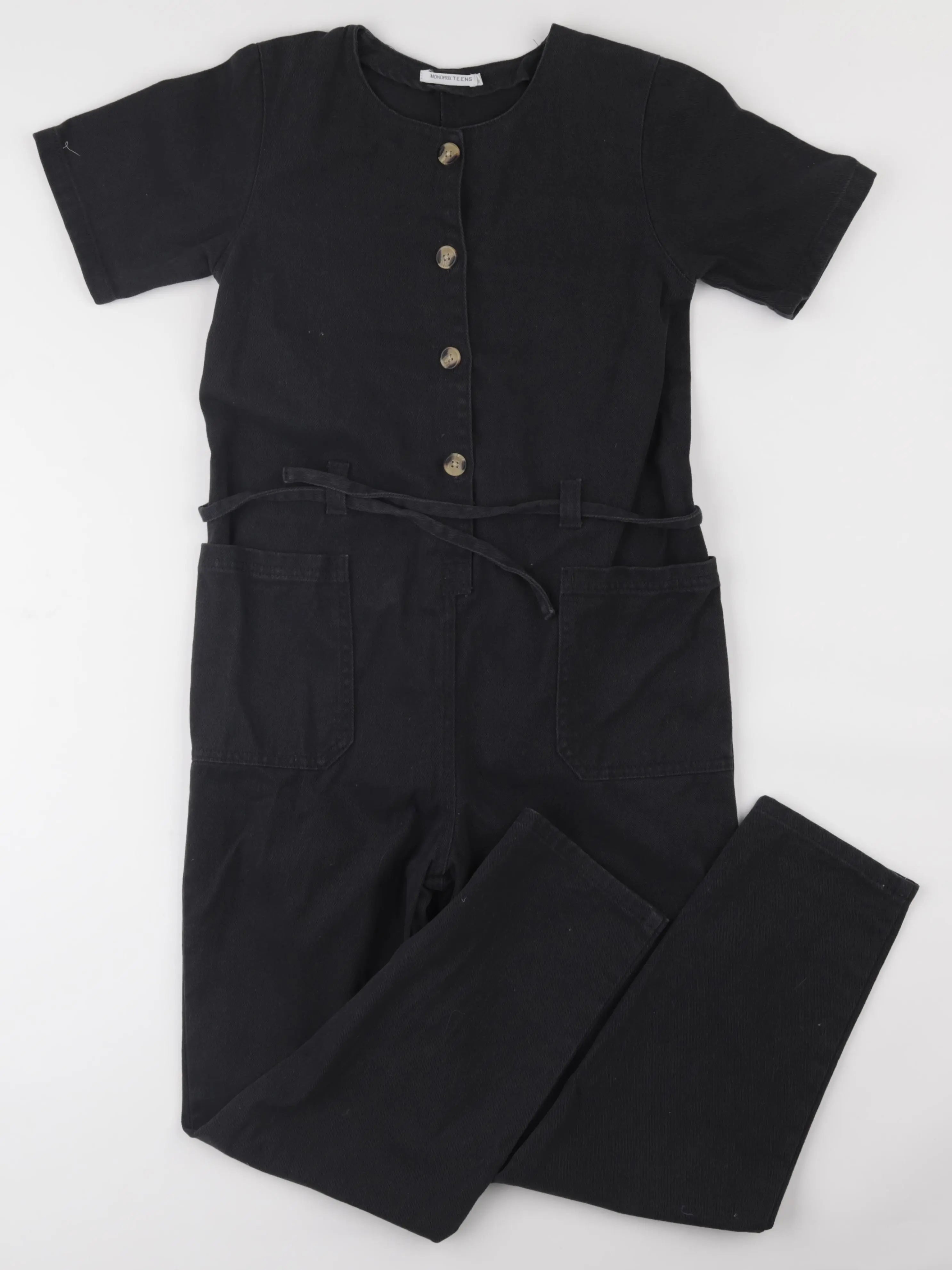 Monoprix - combinaison noir - 12 ans