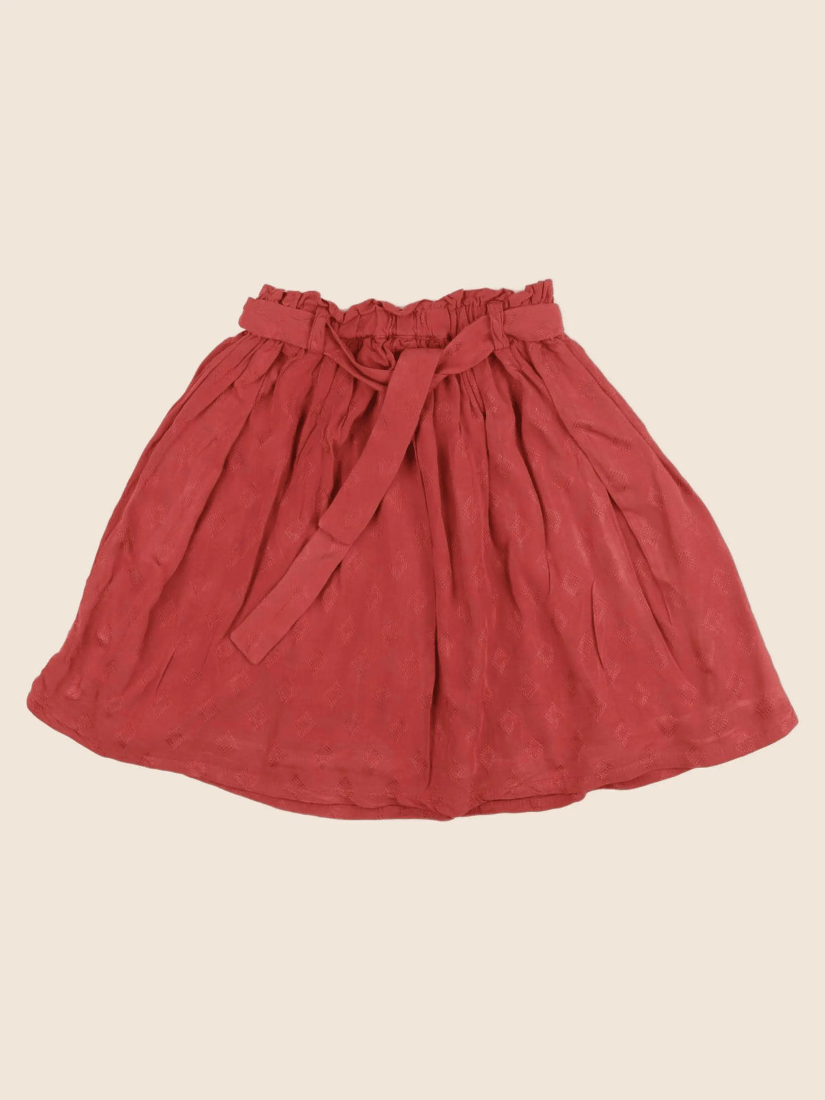 Little Cigogne - jupe rouge - 10 ans