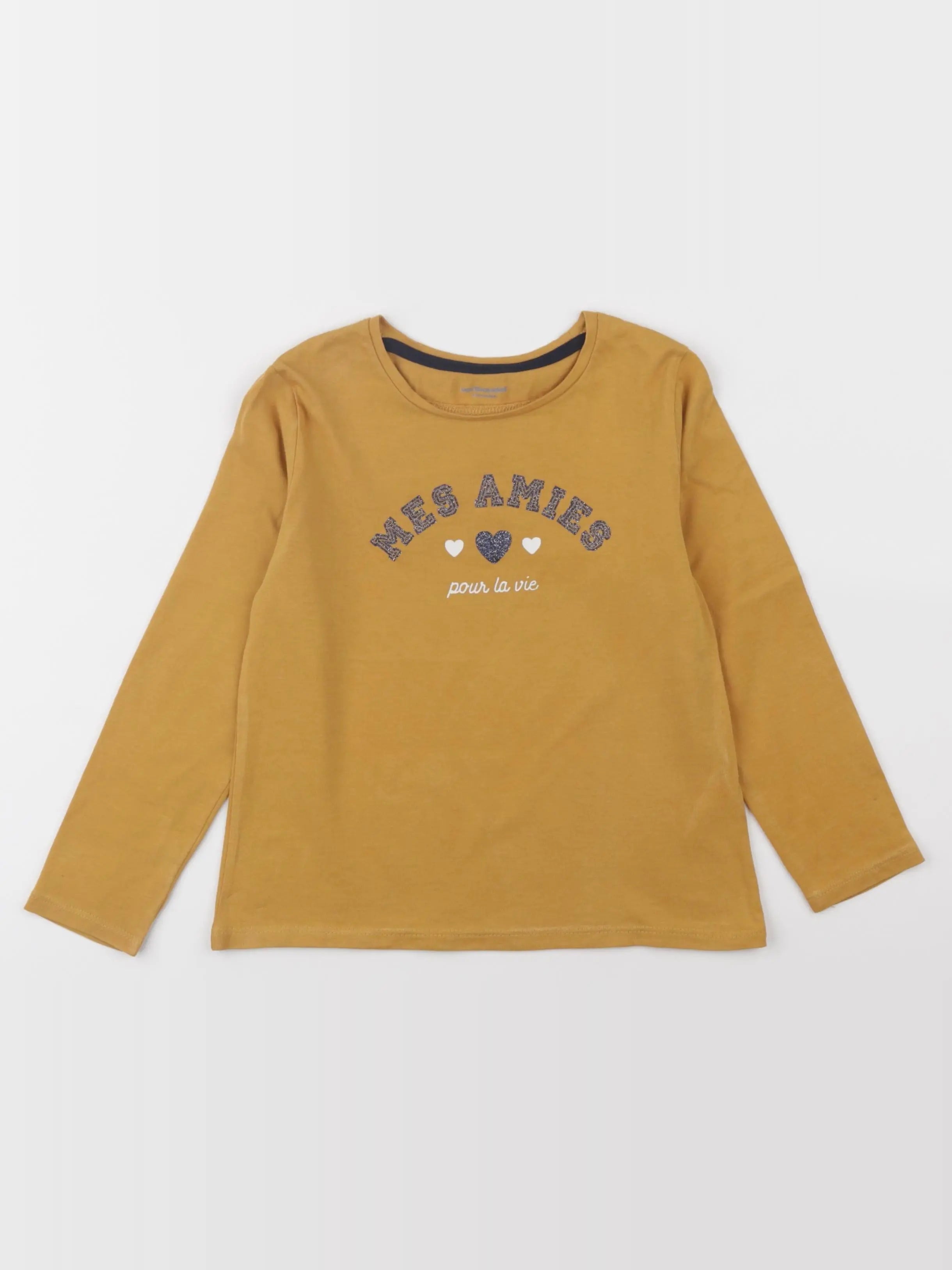 Vertbaudet - tee-shirt jaune - 6 ans