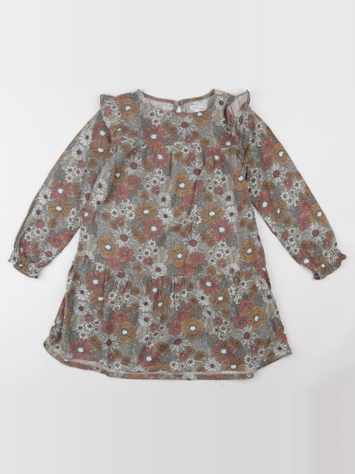 Vertbaudet - robe vert - 6 ans
