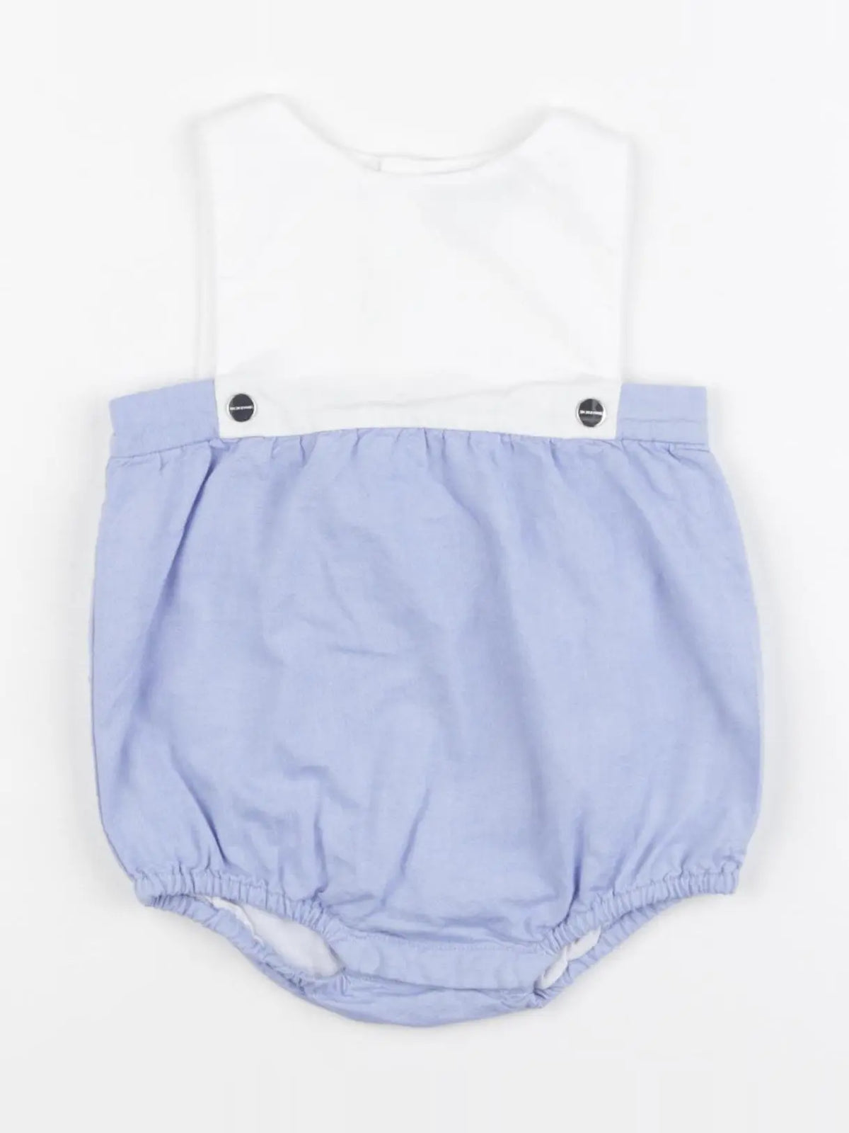 Jacadi - combinaison blanc, bleu - 6 mois