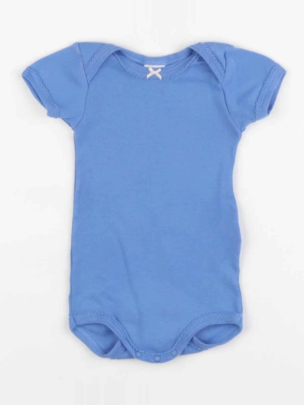 Petit Bateau - body bleu - 6 mois