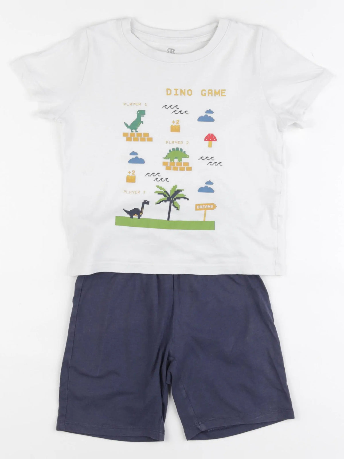 La Redoute - pyjama coton blanc, bleu - 4 ans