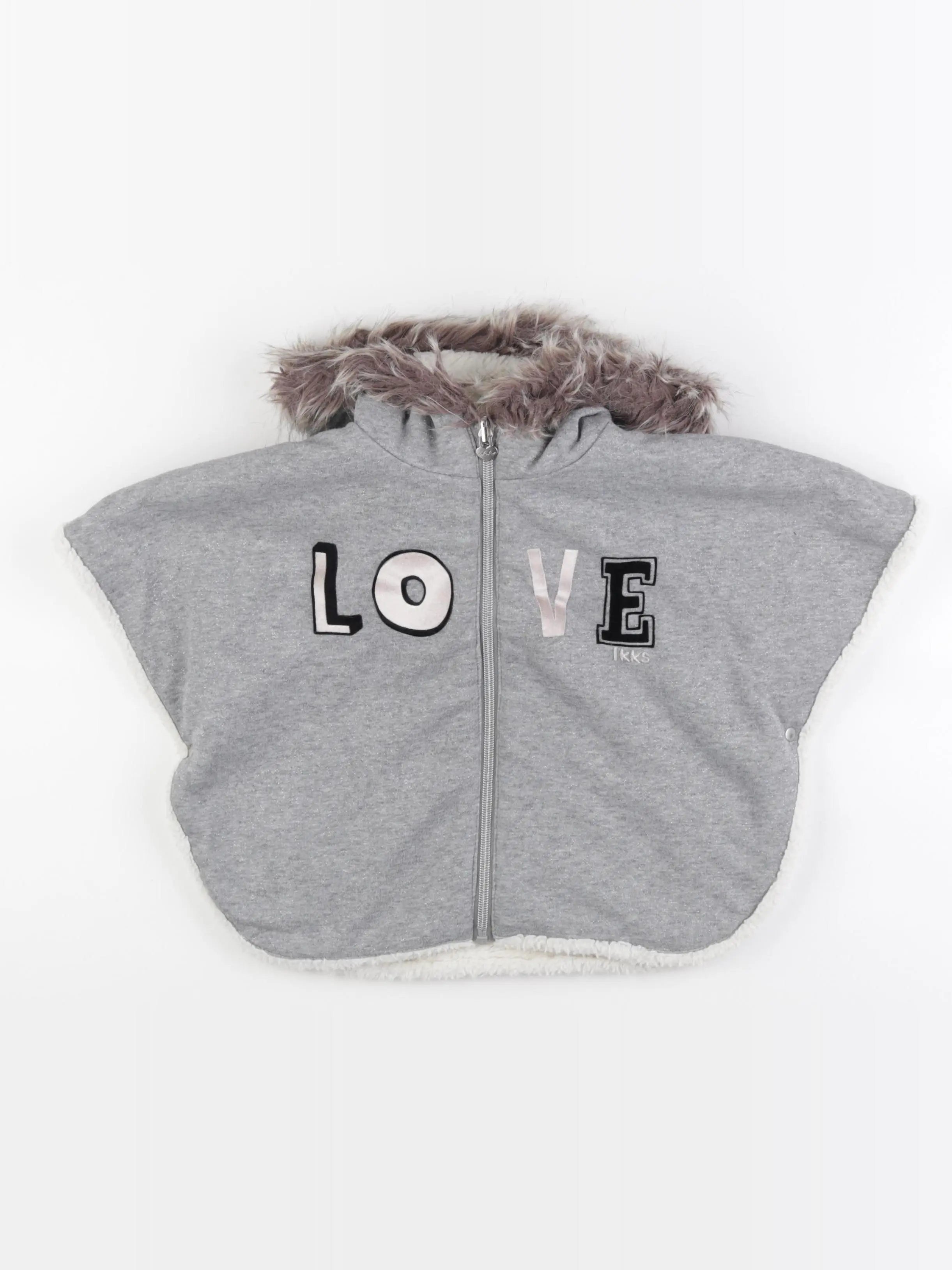 IKKS - cape gris - 3 ans