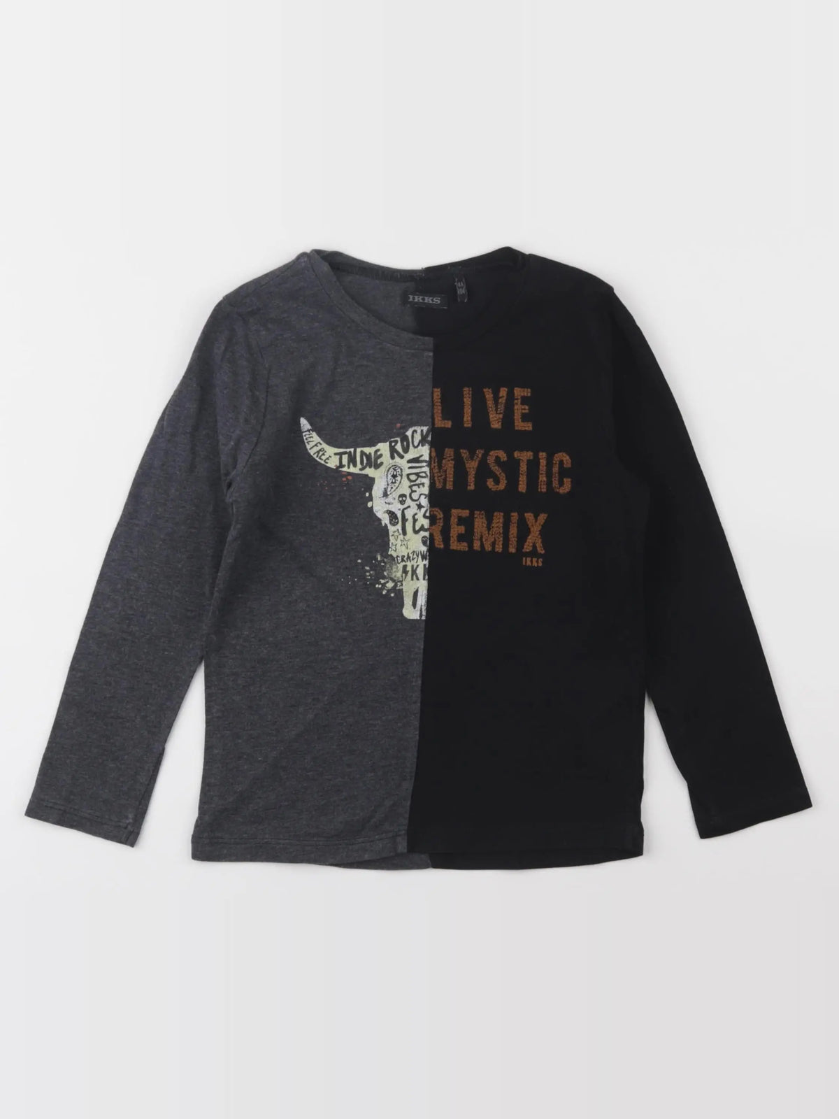 IKKS - tee-shirt noir - 4 ans