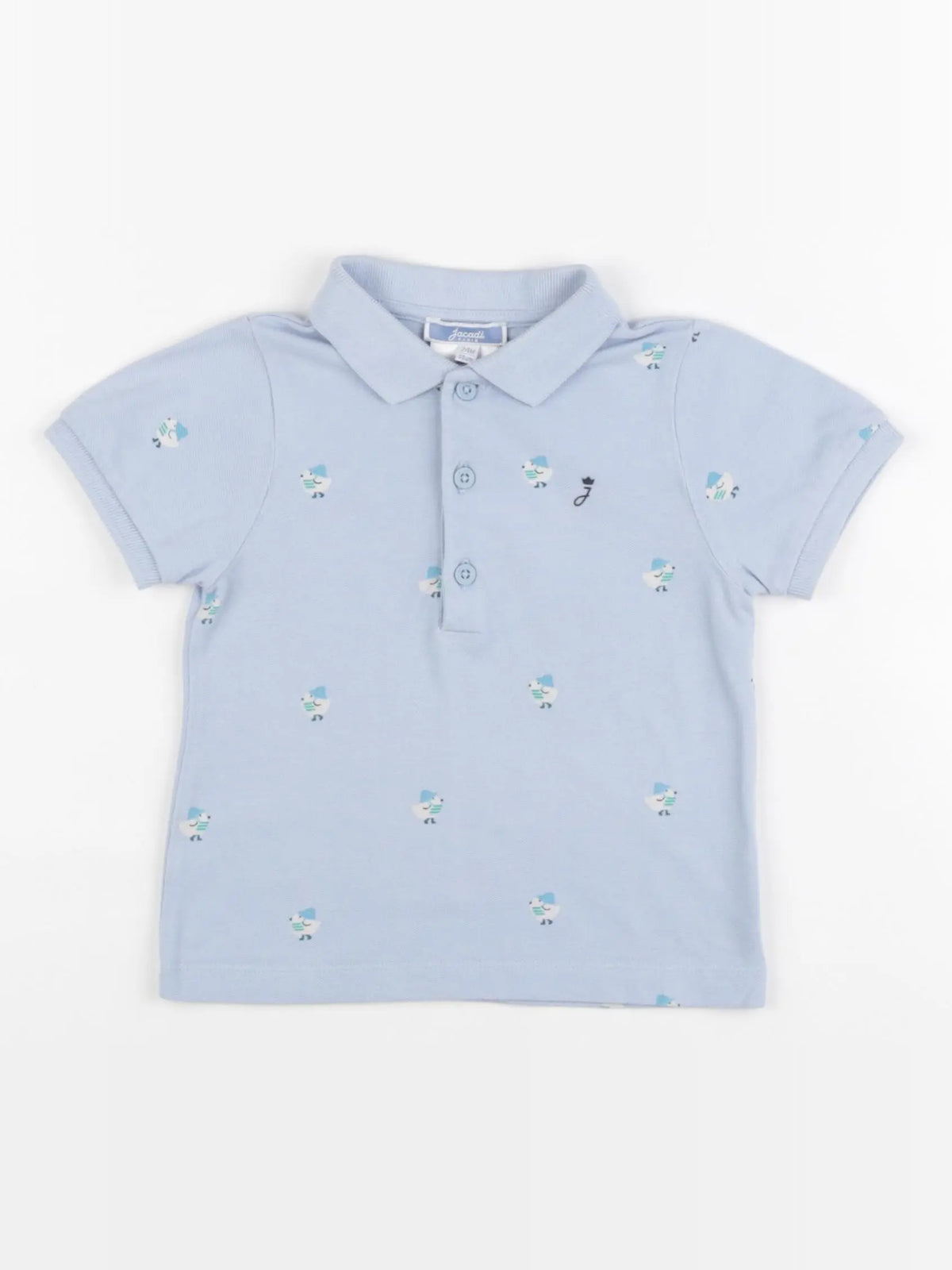 Jacadi - polo bleu - 24 mois