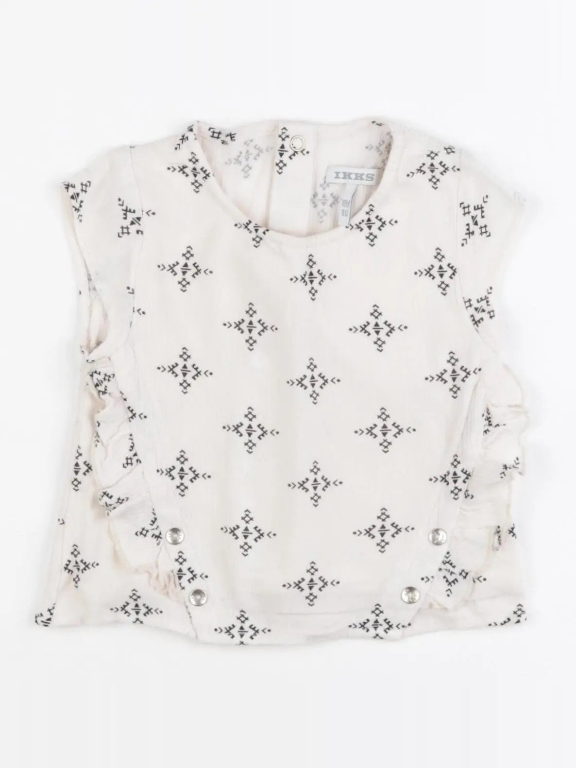 IKKS - blouse beige, noir - 18 mois