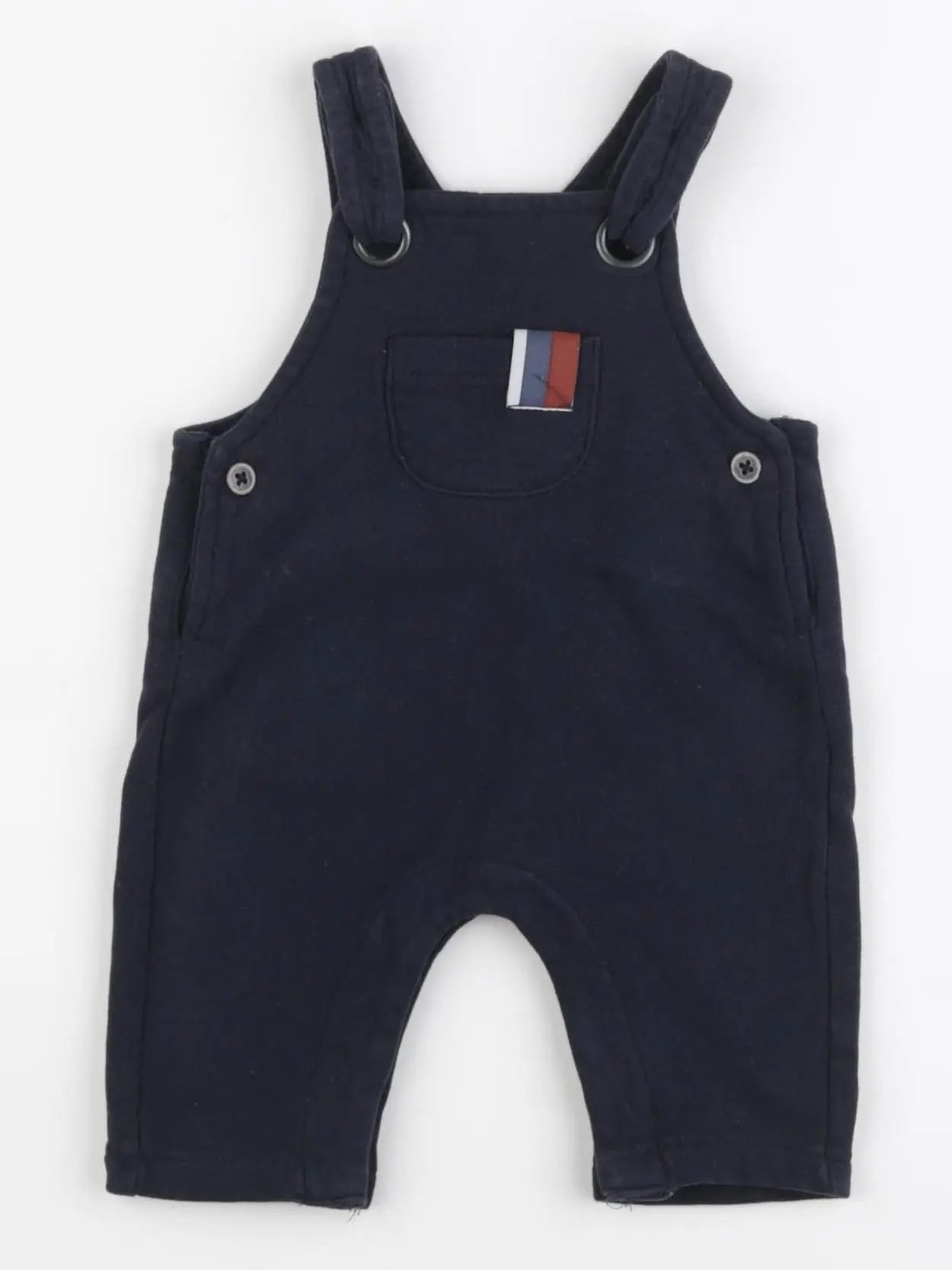Vertbaudet - salopette bleu - 3 mois