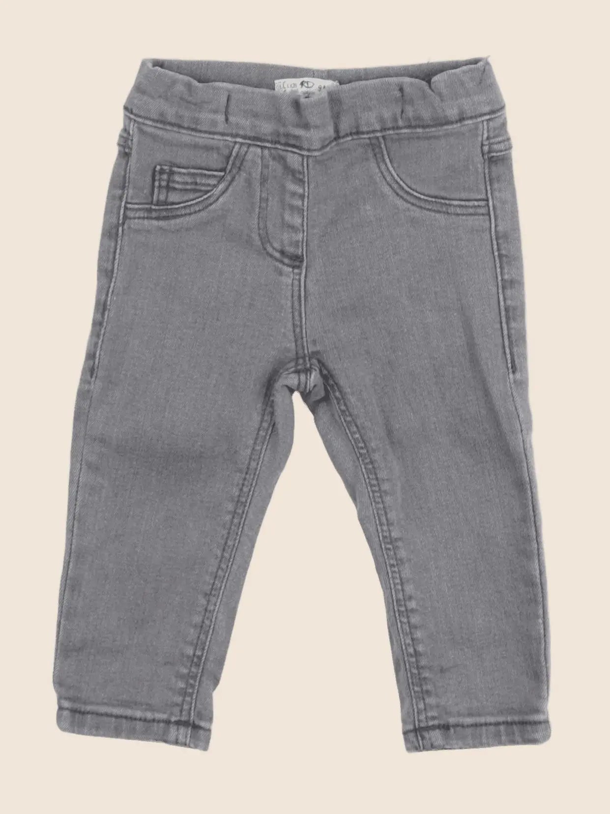 Little Cigogne - jegging gris - 9 mois