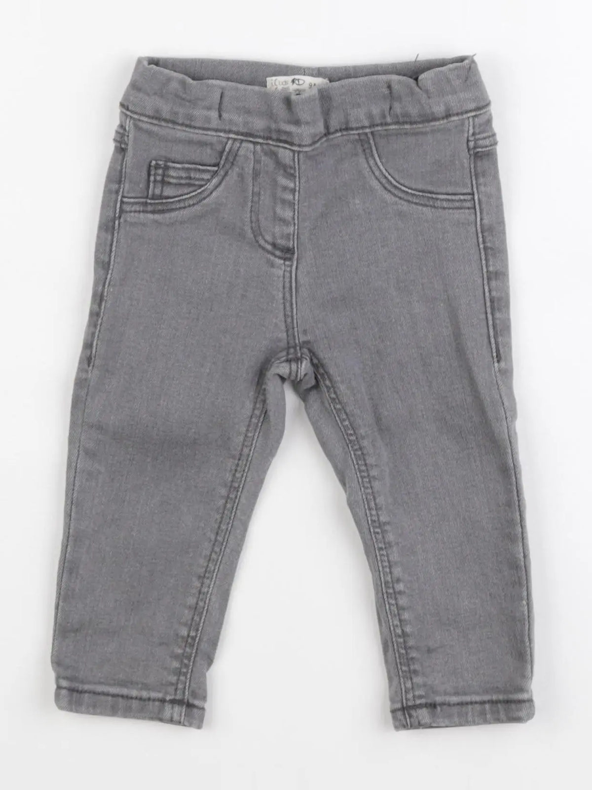 Little Cigogne - jegging gris - 9 mois