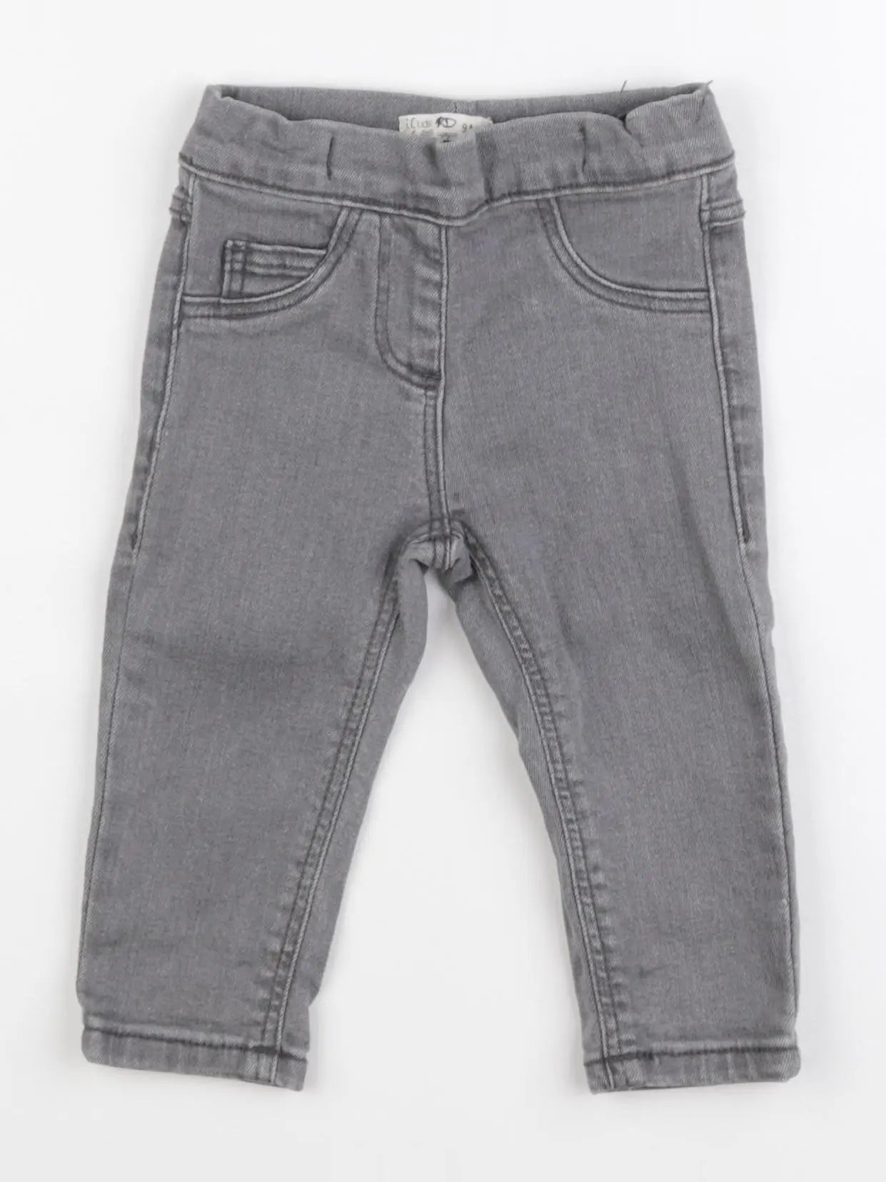 Little Cigogne - jegging gris - 9 mois