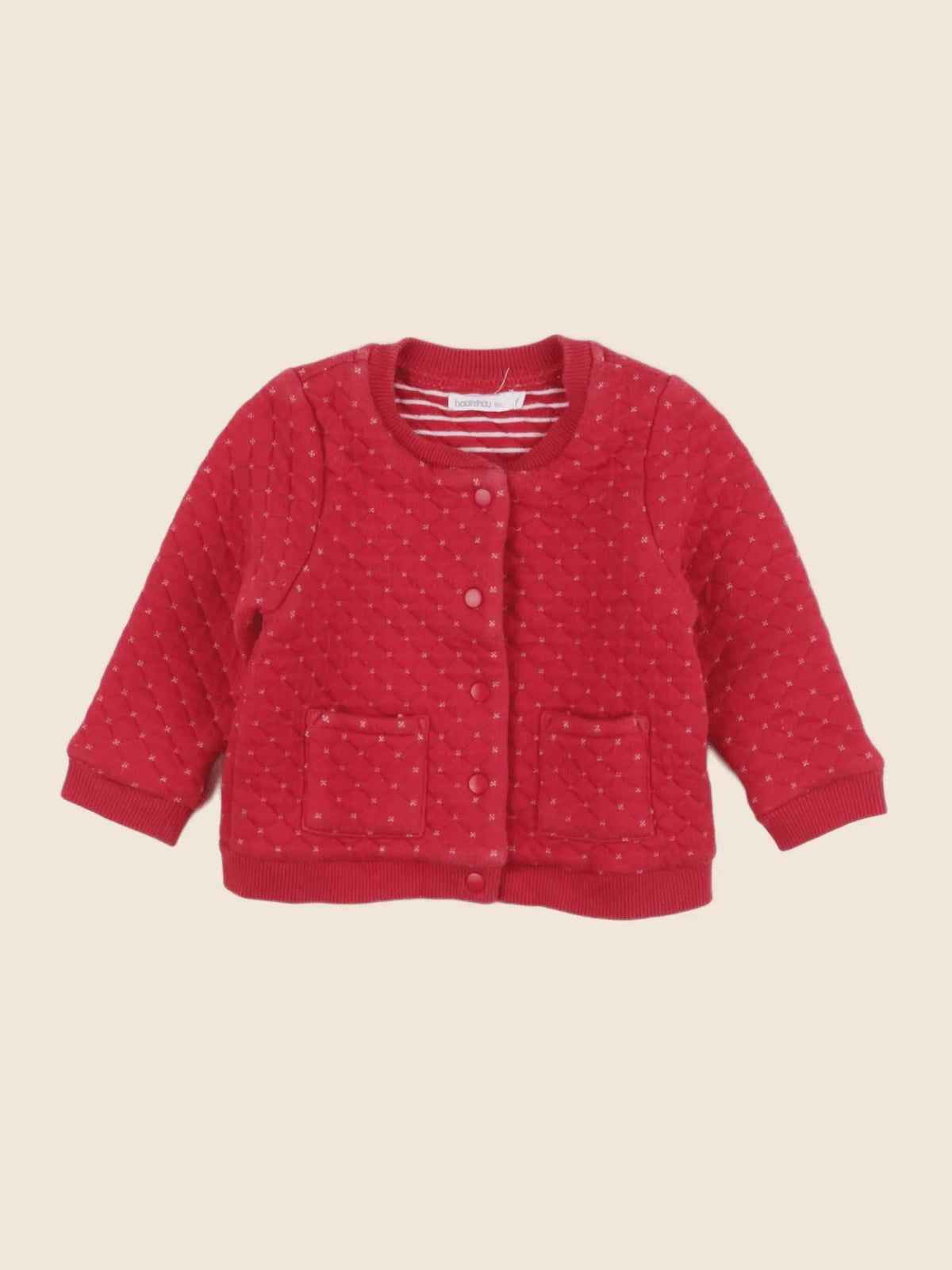 Boutchou - sweat rouge - 6 mois