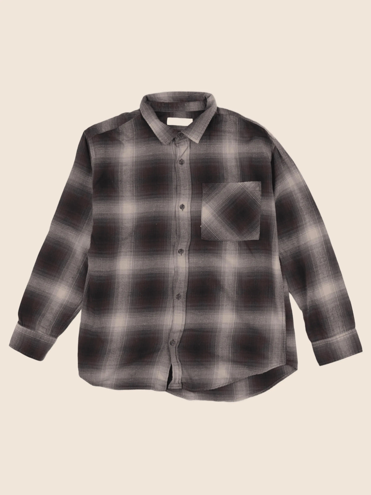 Zara - chemise marron, beige - 11 ans