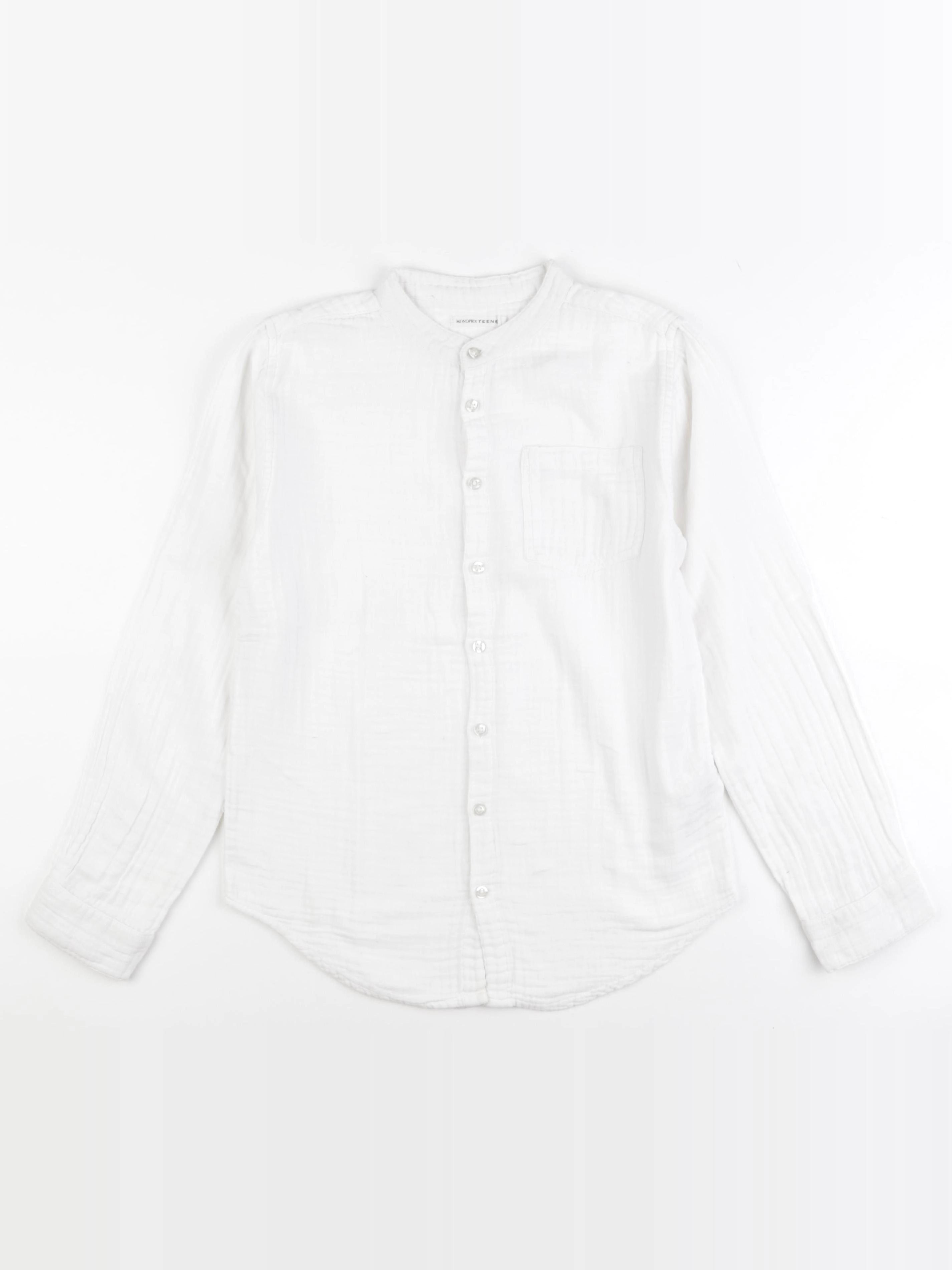 Monoprix - chemise blanc - 12 ans