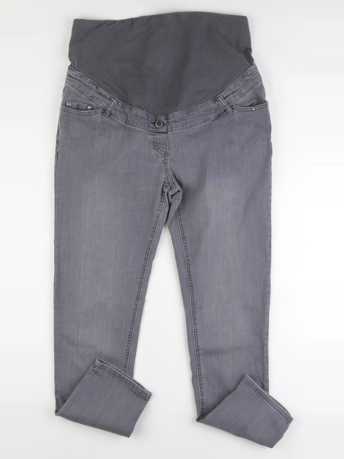 Vertbaudet - jean grossesse gris - 46