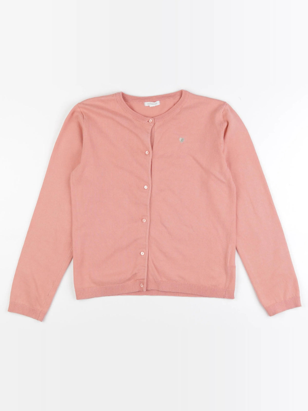 Vertbaudet - gilet rose - 12 ans