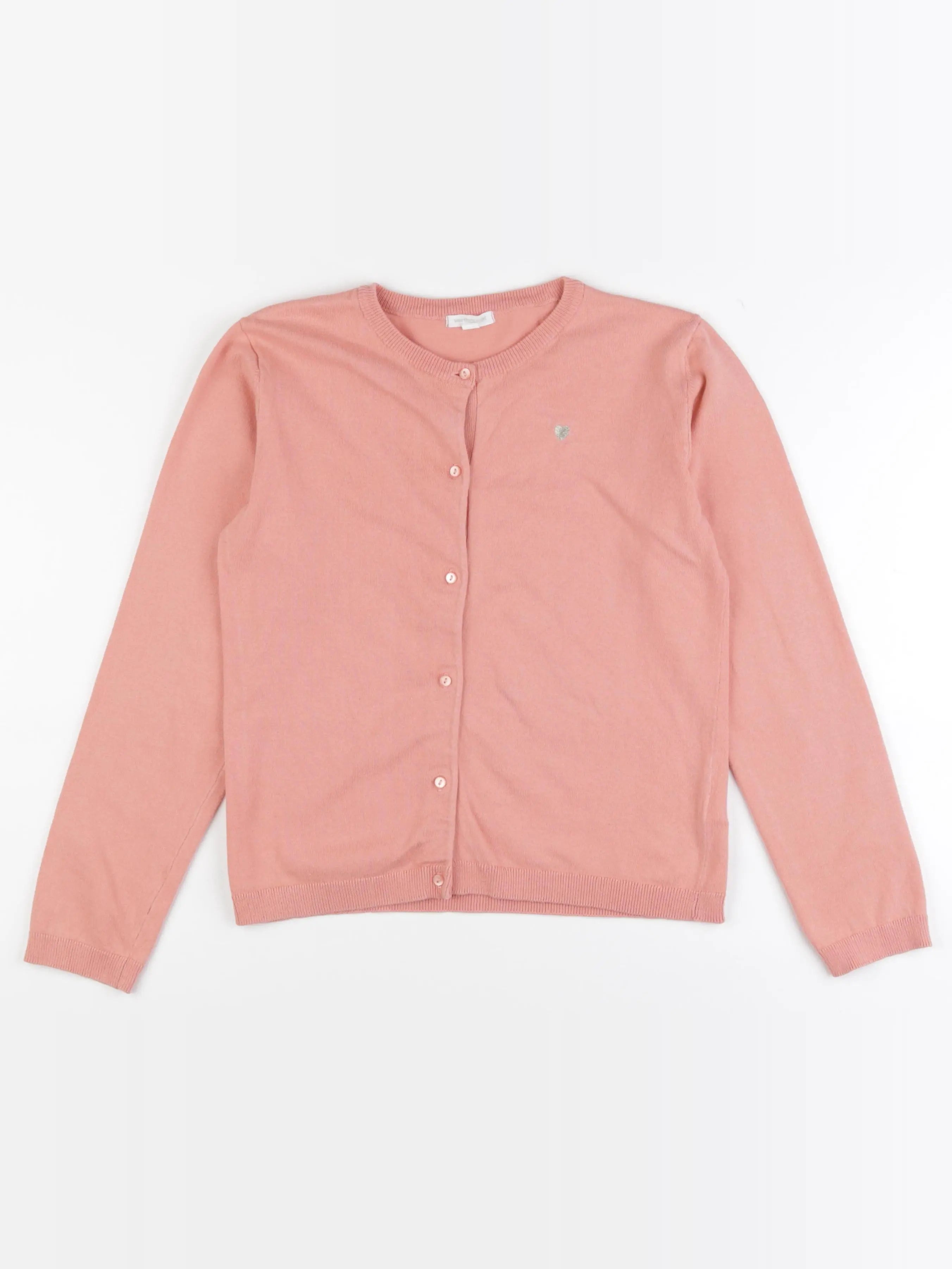 Vertbaudet - gilet rose - 12 ans
