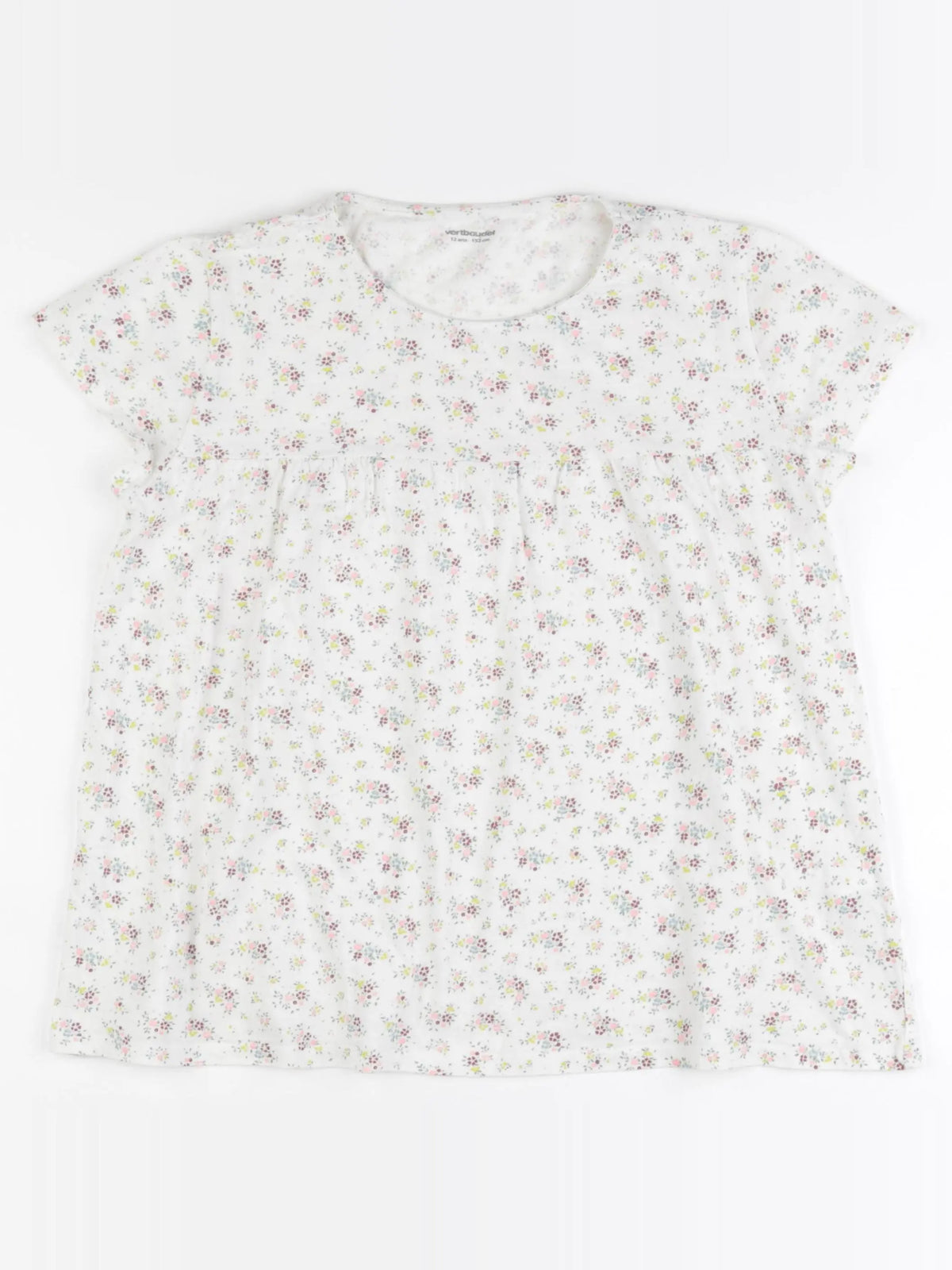 Vertbaudet - tee-shirt multicolore - 12 ans