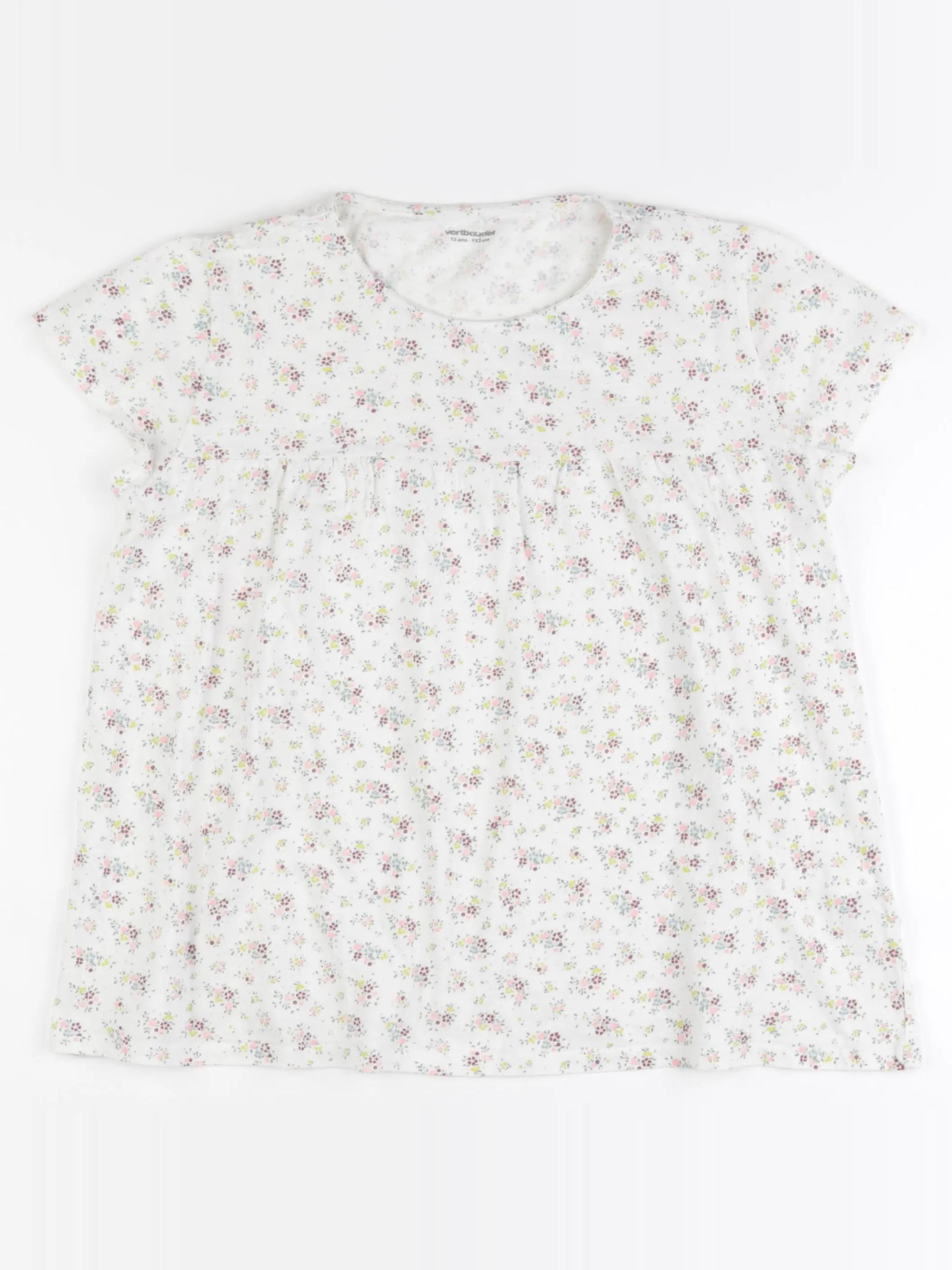 Vertbaudet - tee-shirt multicolore - 12 ans