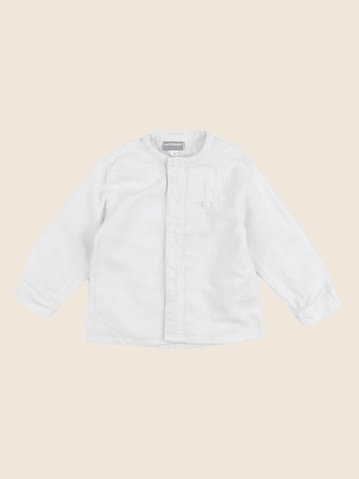Vertbaudet - chemise beige - 18 mois