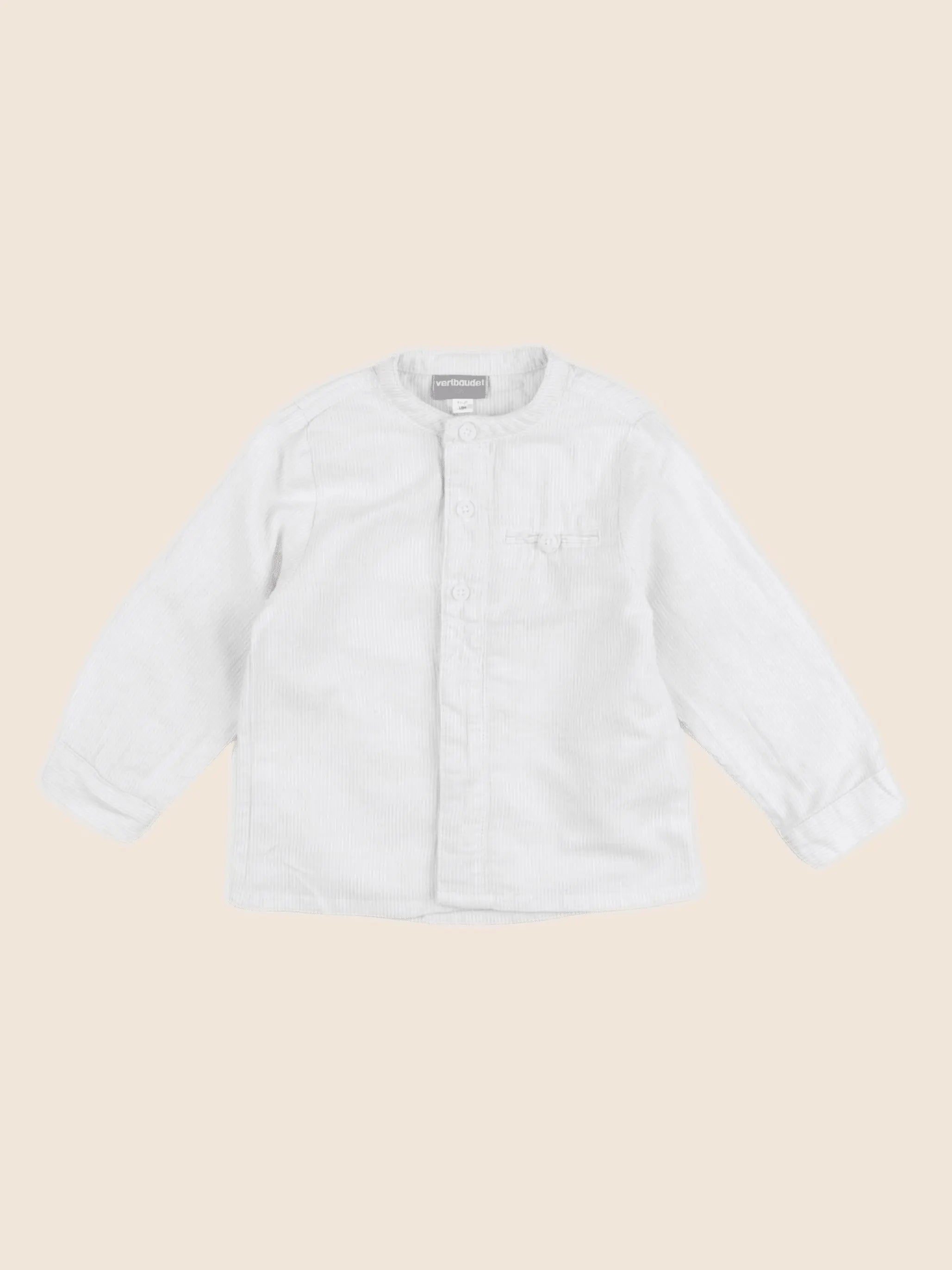 Vertbaudet - chemise beige - 18 mois