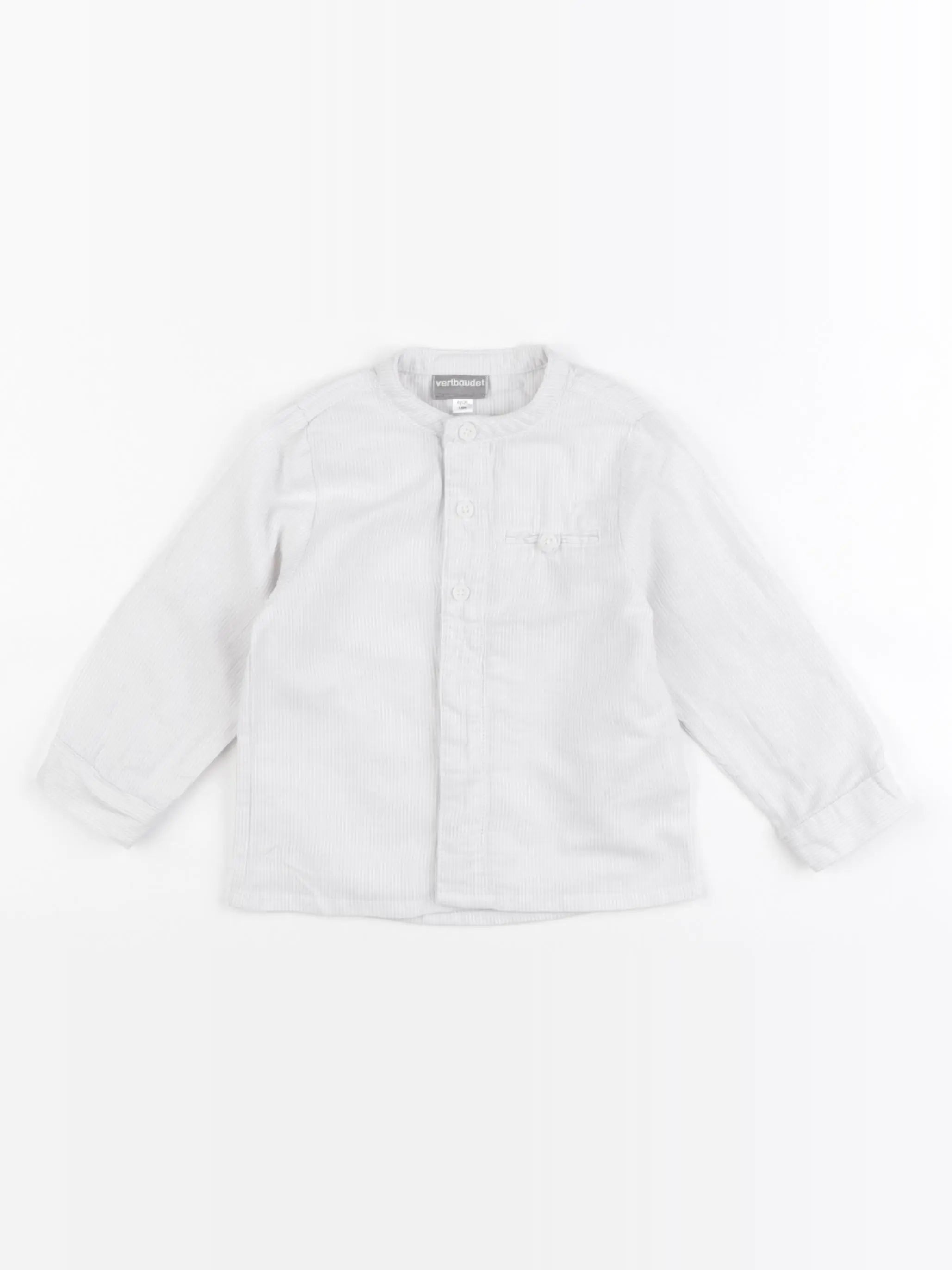 Vertbaudet - chemise beige - 18 mois