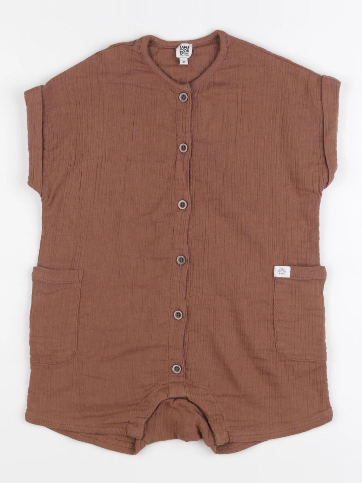 La Redoute - combinaison marron - 3 ans