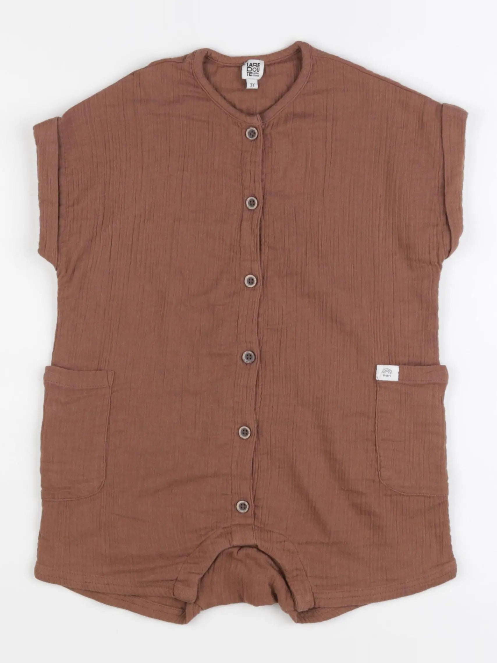 La Redoute - combinaison marron - 3 ans