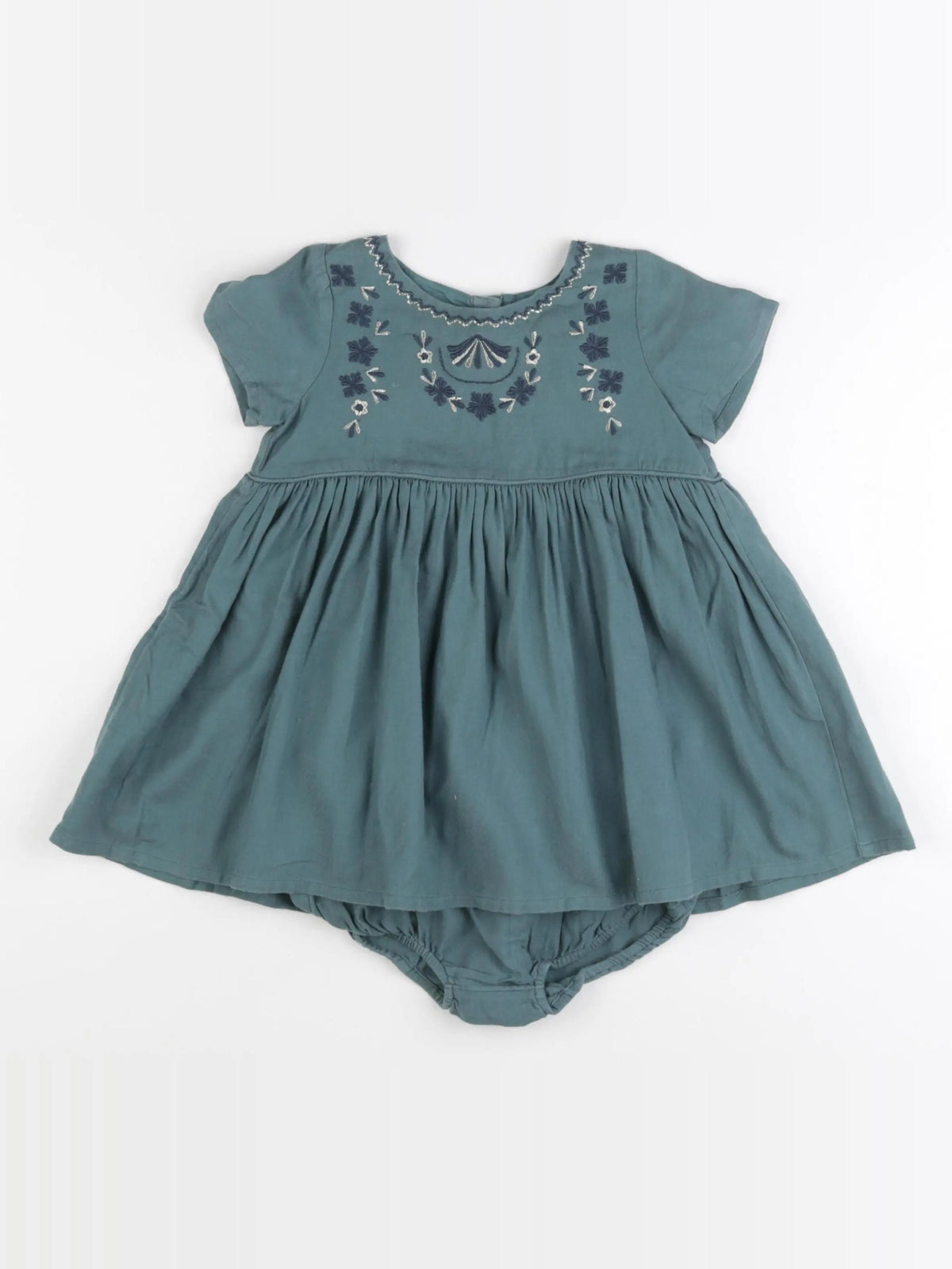 Boutchou - robe vert - 18 mois