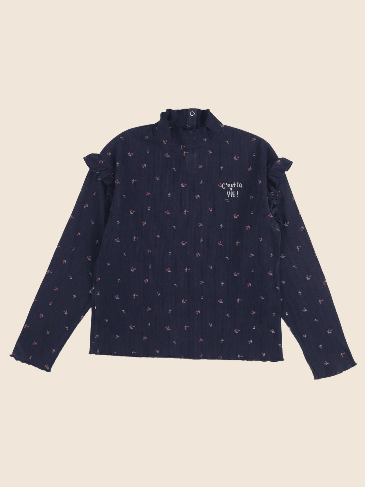 Vertbaudet - tee-shirt bleu, or - 10 ans
