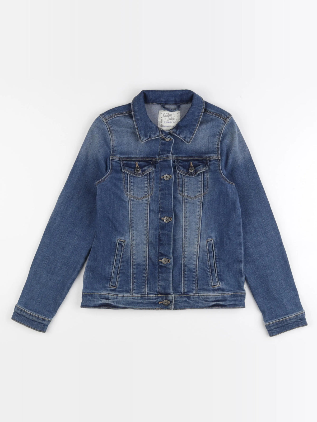 Vertbaudet - veste bleu - 9 ans