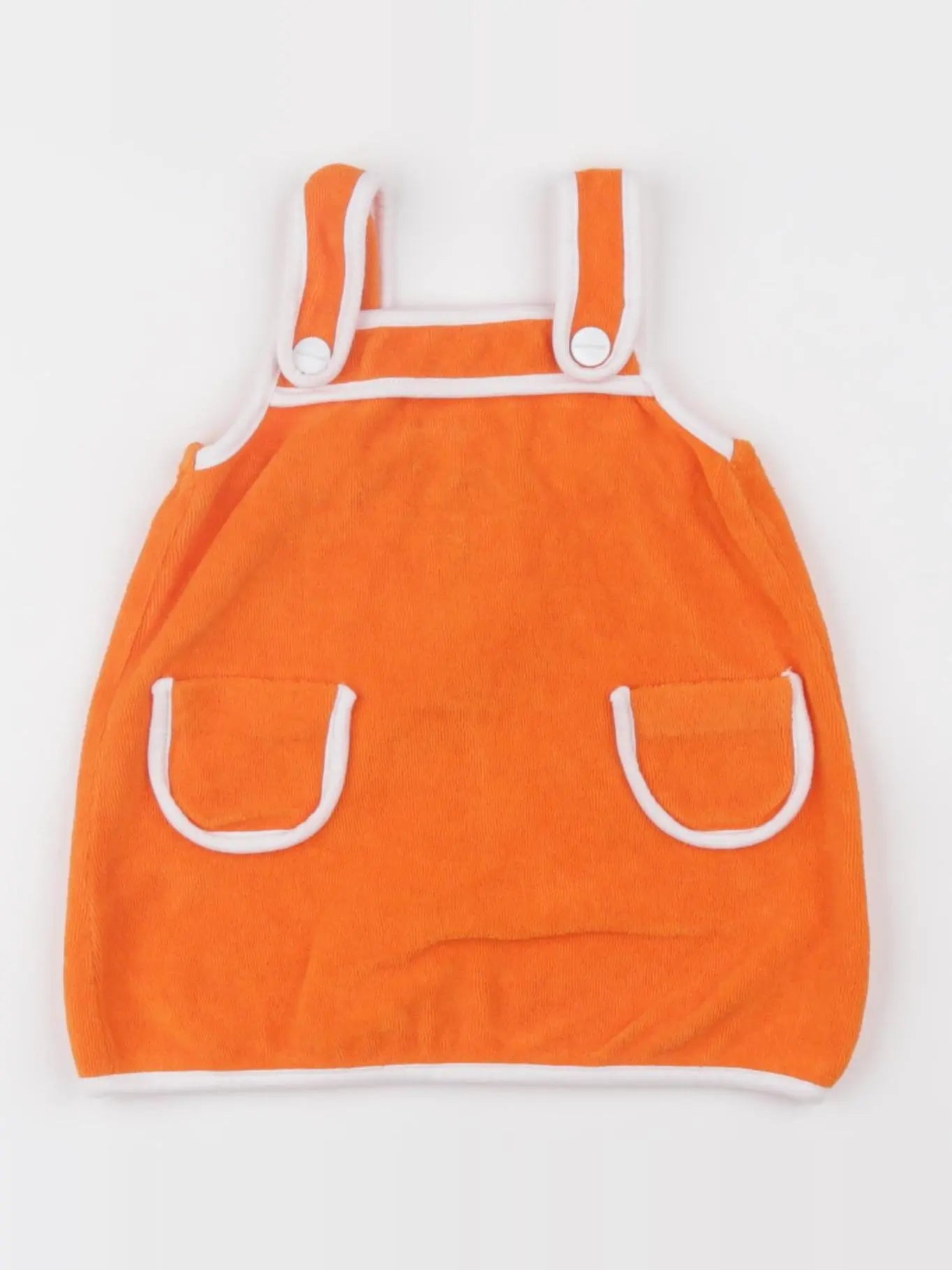 Jacadi - robe orange - 12 mois