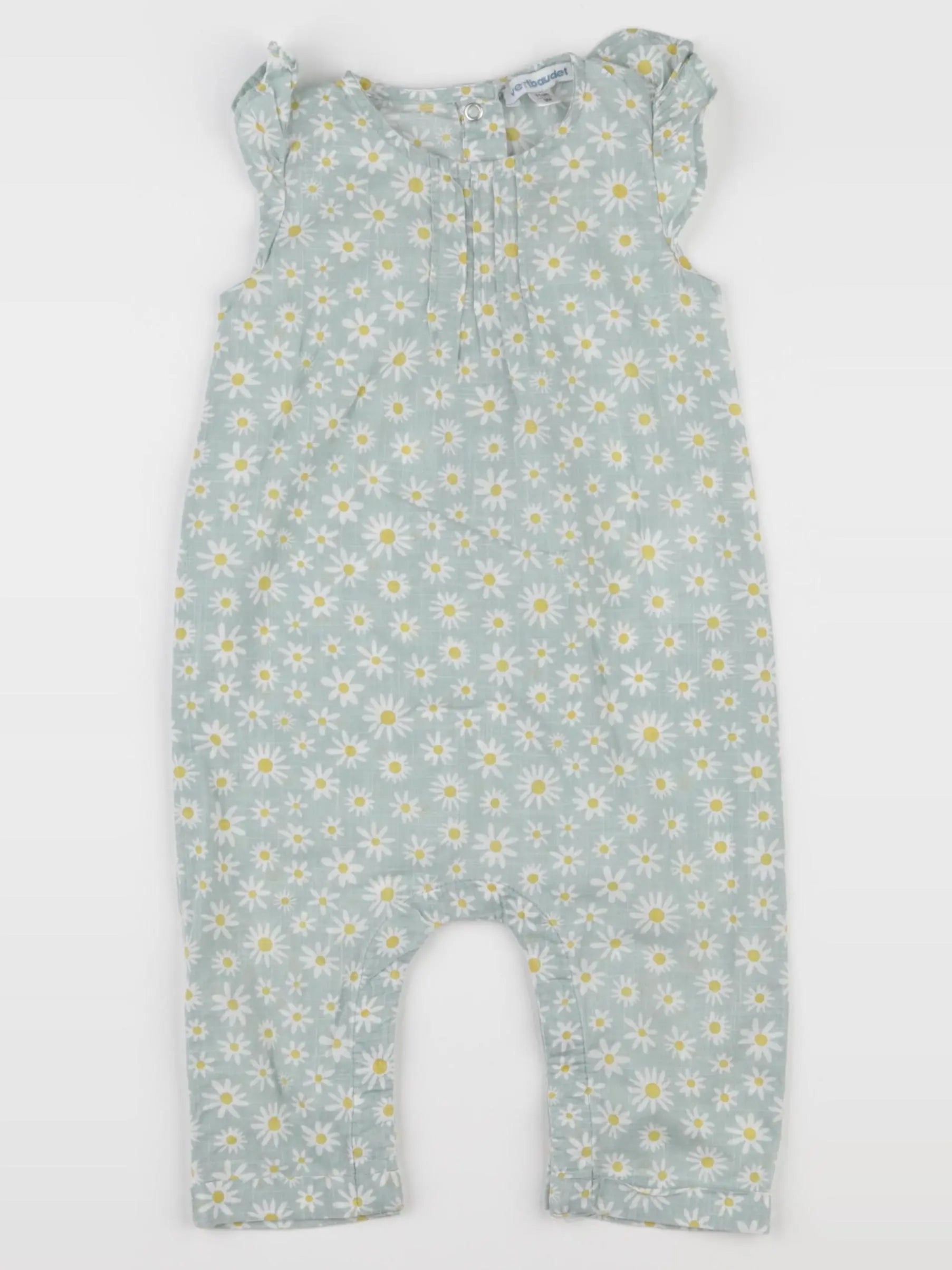 Vertbaudet - combinaison vert - 9 mois