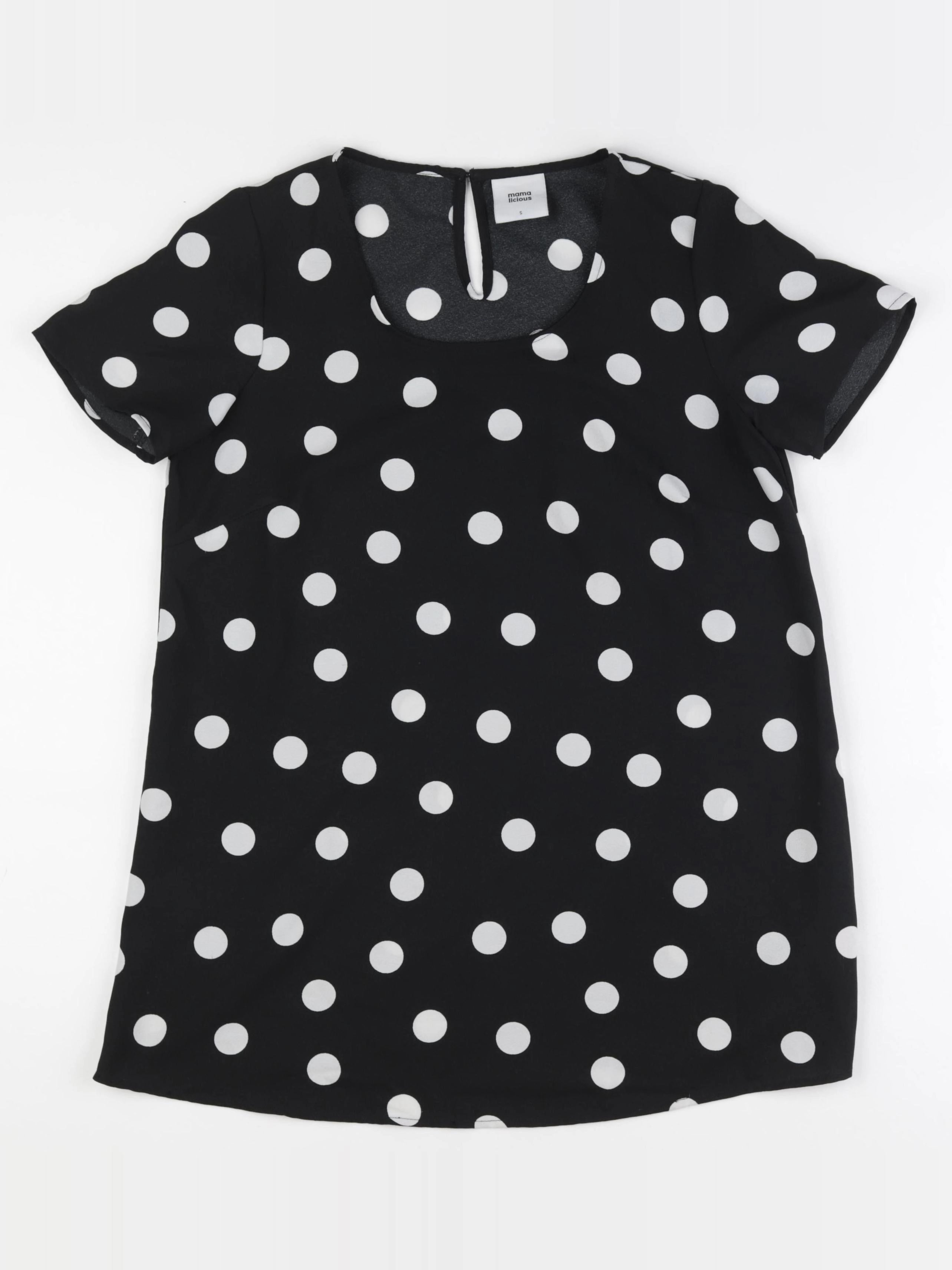 Mamalicious - blouse grossesse noir, blanc - s