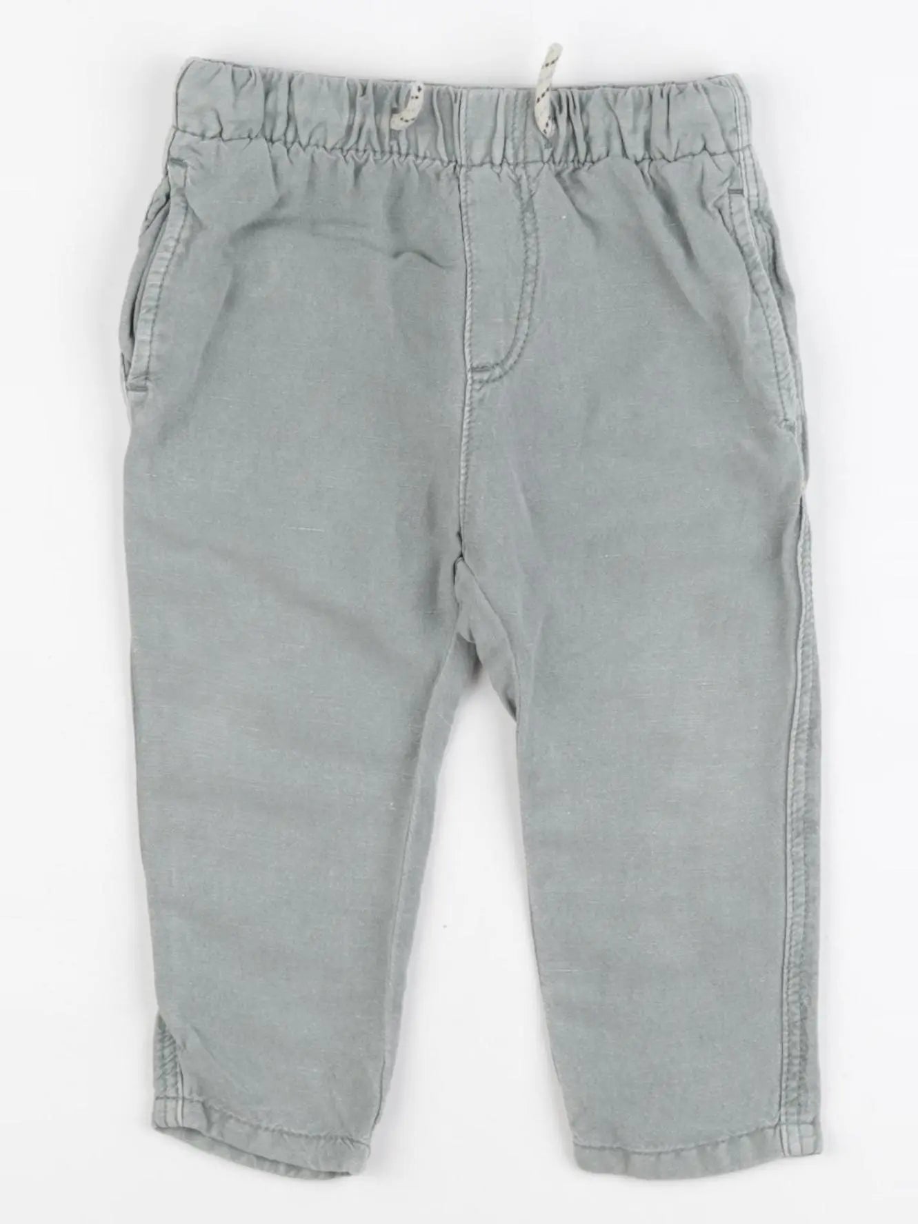 Zara - pantalon gris - 12/18 mois