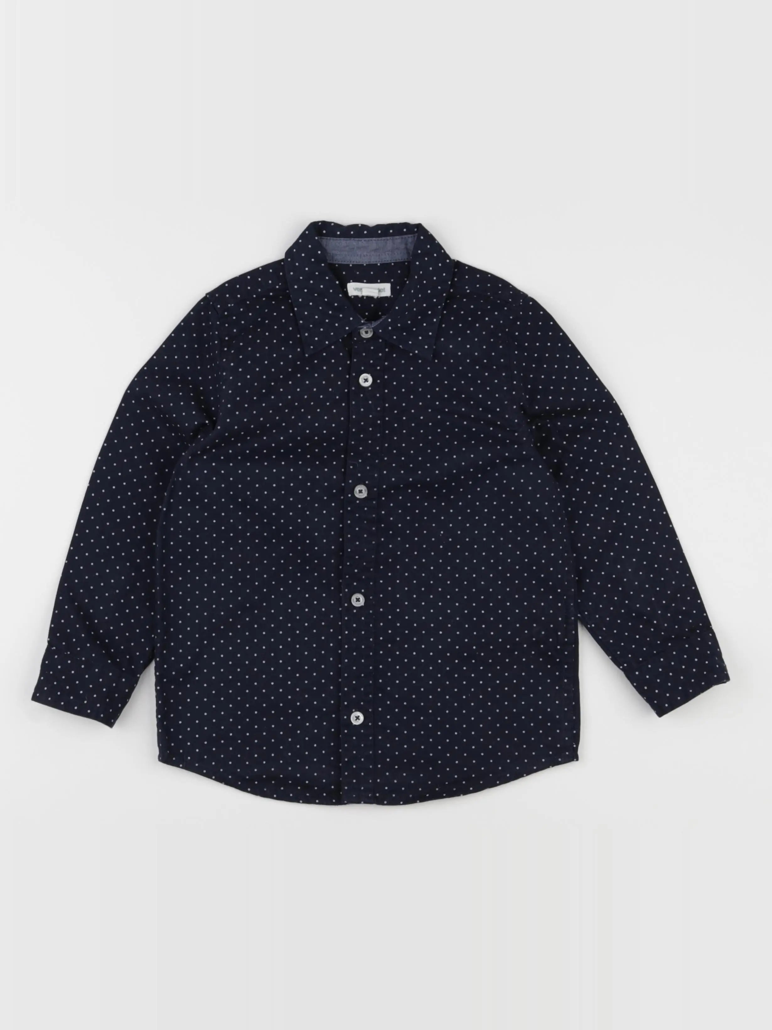 Vertbaudet - chemise bleu - 4 ans