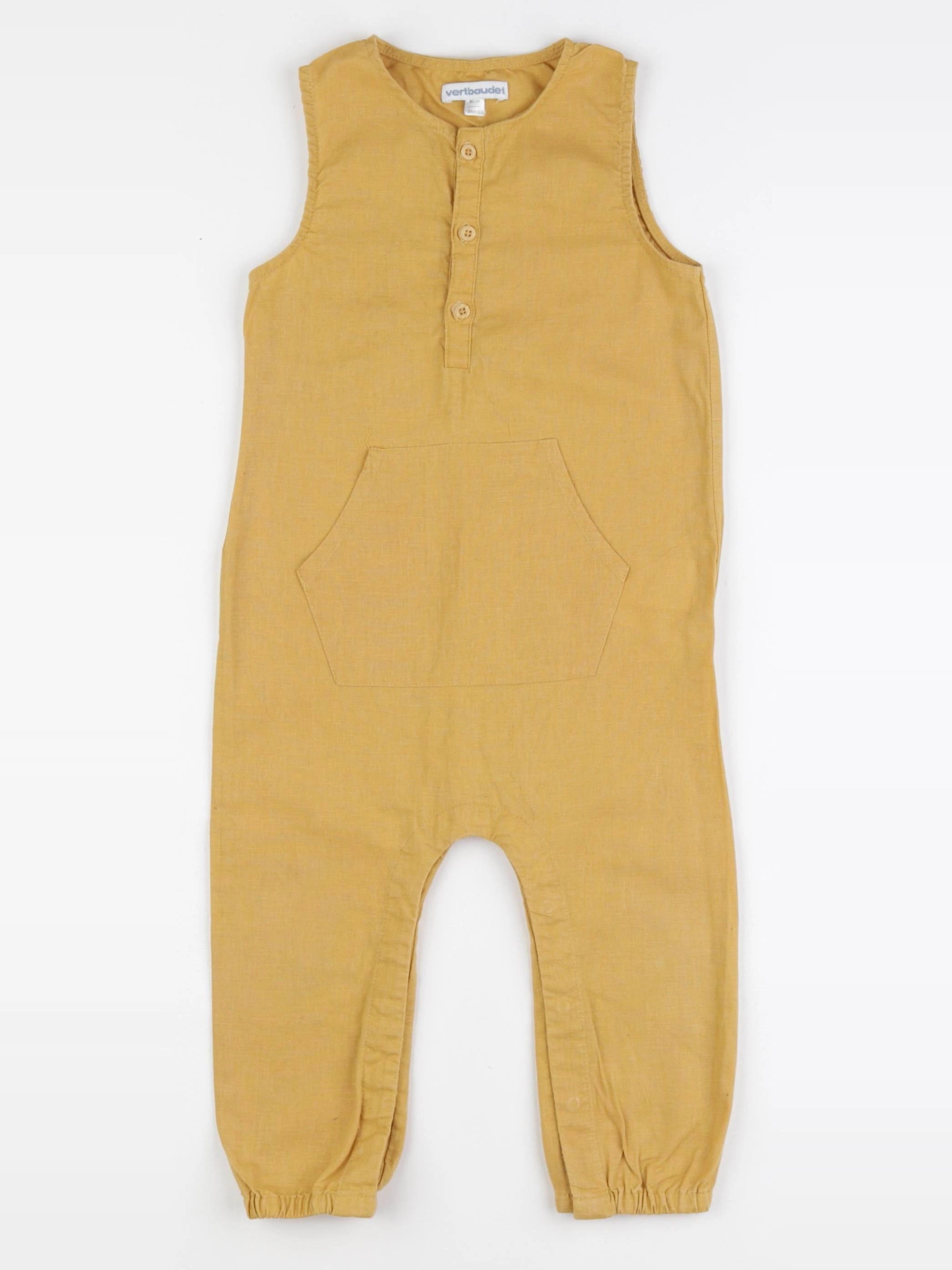 Vertbaudet - combinaison jaune - 2 ans